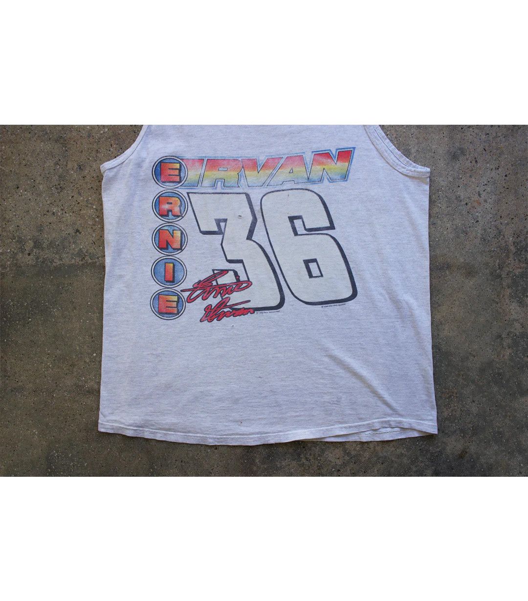 Vintage 1998 Vintage Ernie Irvan - 36 Tank Top Size US XL / EU 56 / 4 - 5 Thumbnail