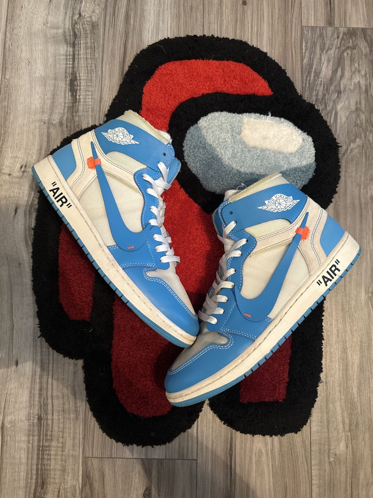 Nike × Off-White Off-White Jordan 1 Unc Size US 12 / EU 45 - 6 Thumbnail