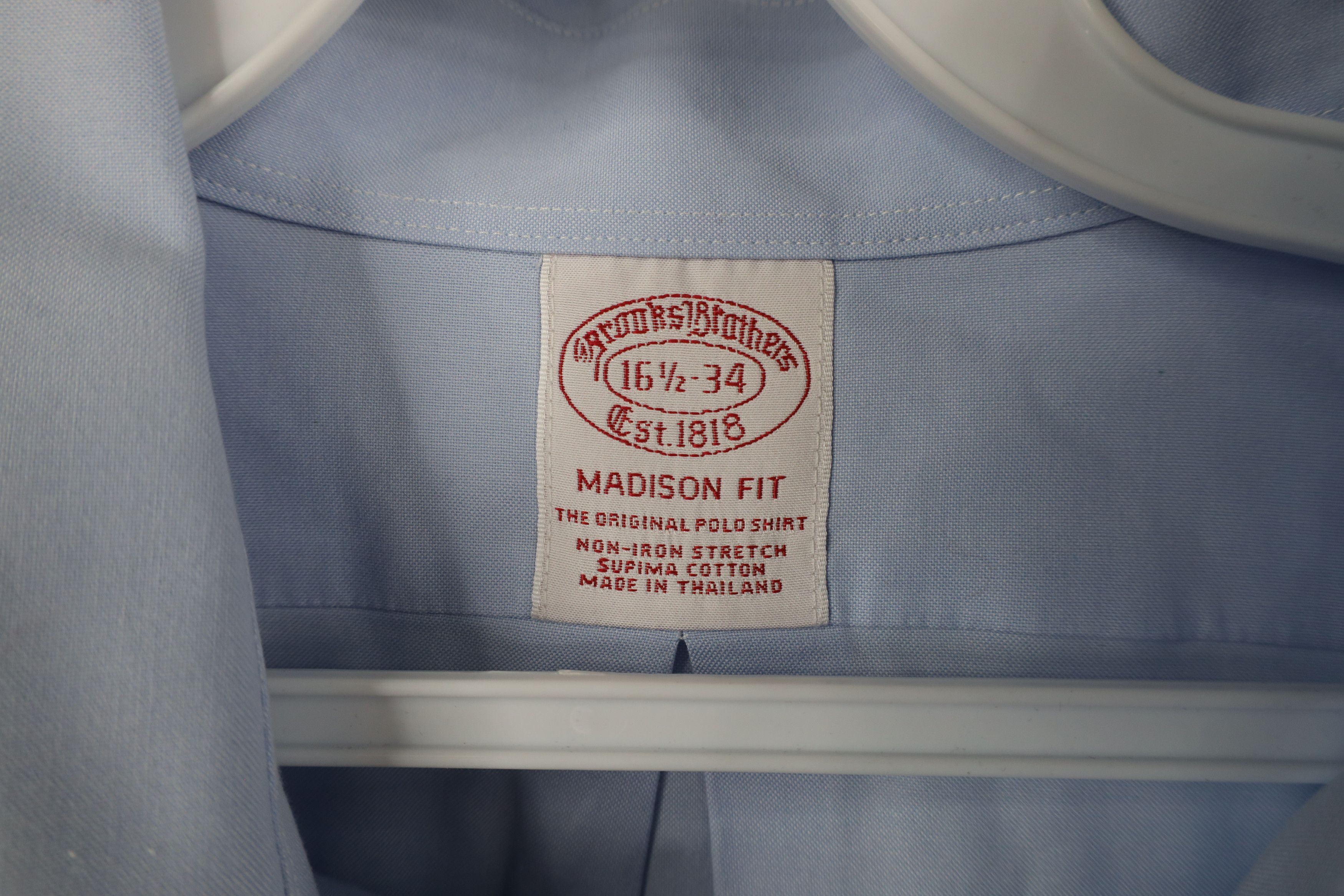 Brooks Brothers × Vintage Vintage 90s Brooks Brothers Cotton Button Down Shirt Size US M / EU 48-50 / 2 - 6 Thumbnail