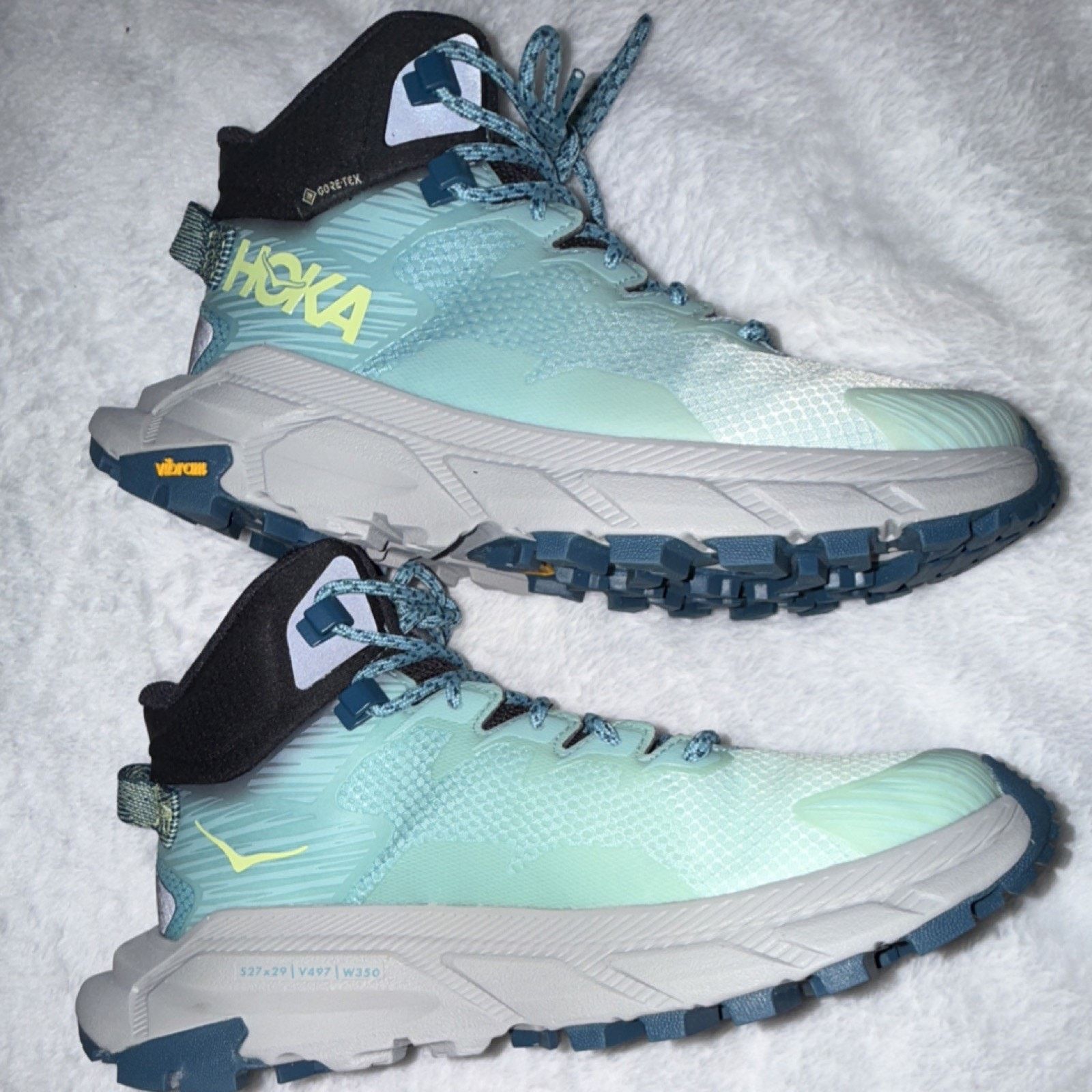 Hoka HOKA One Gore-Tex Hiking Boots Trail Code GTX Teal Women 6B Size US 6 / IT 36 - 2 Thumbnail