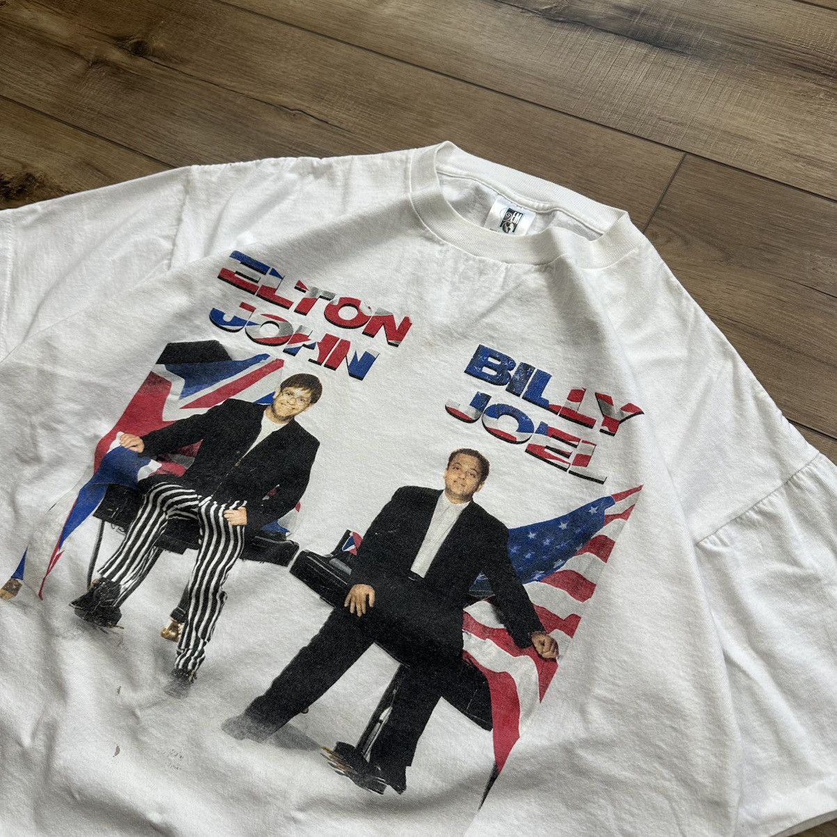 Other Vintage 1995 Elton John & Billy Joel Single Stitch Band Tee Size US XXL / EU 58 / 5 - 3 Thumbnail