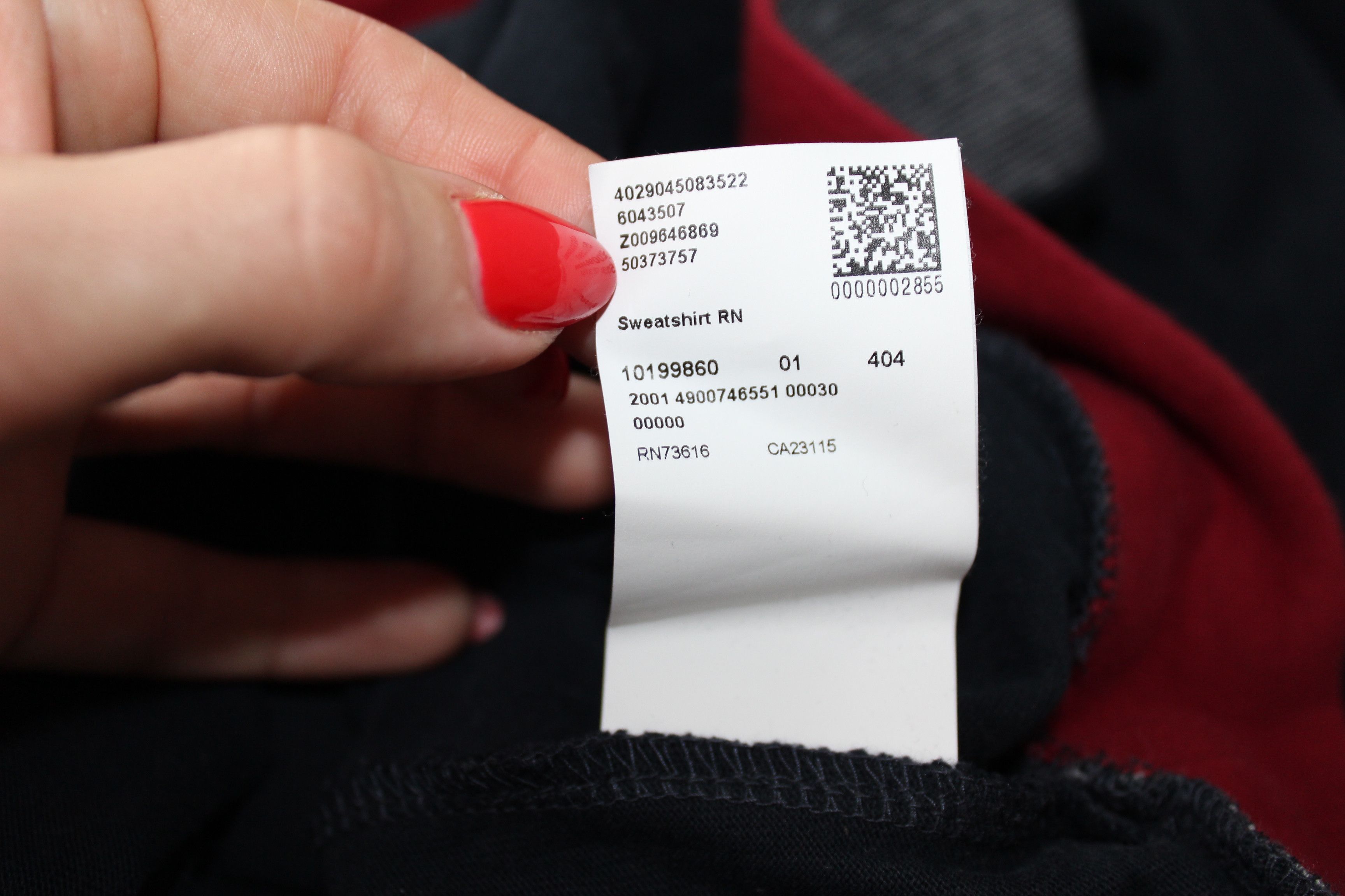 Hugo Boss Hugo Boss Big Logo Black Sweatshirt jumper Size US XL / EU 56 / 4 - 9 Thumbnail