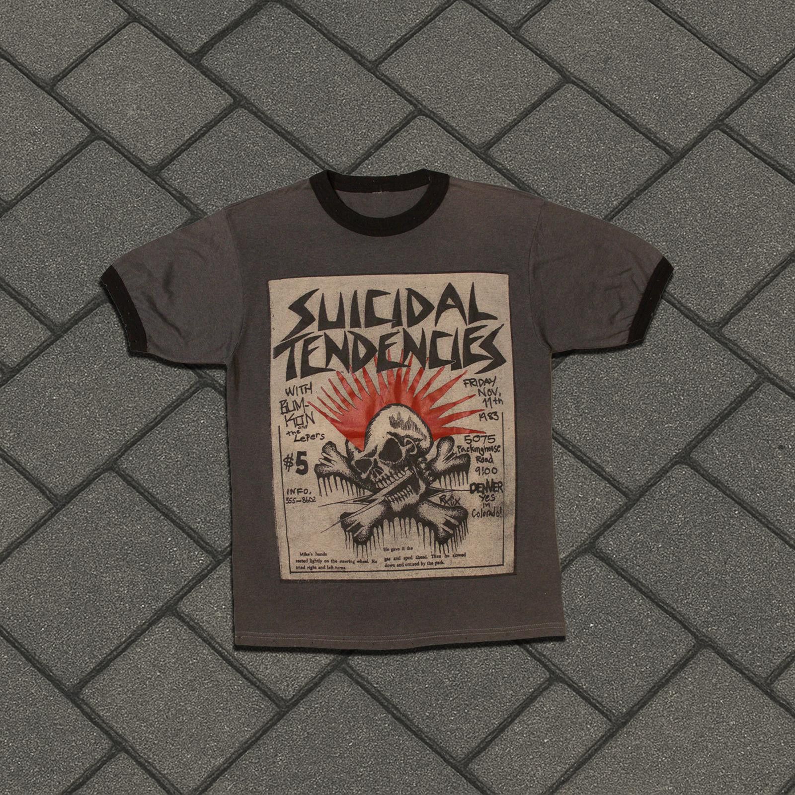 Vintage 1983 Suicidal Tendencies Ringer Tee Size US M / EU 48-50 / 2 - 1 Thumbnail
