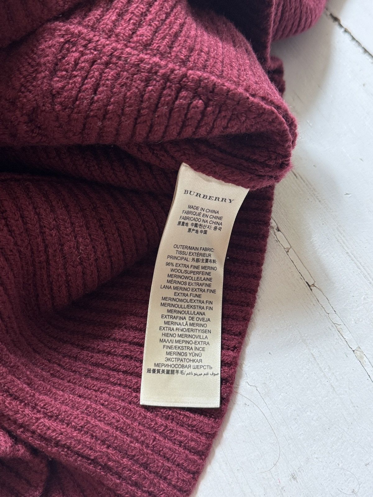 Burberry VINTAGE BURBERRY KNITTED SWEATER Size L / US 10 / IT 46 - 9 Thumbnail