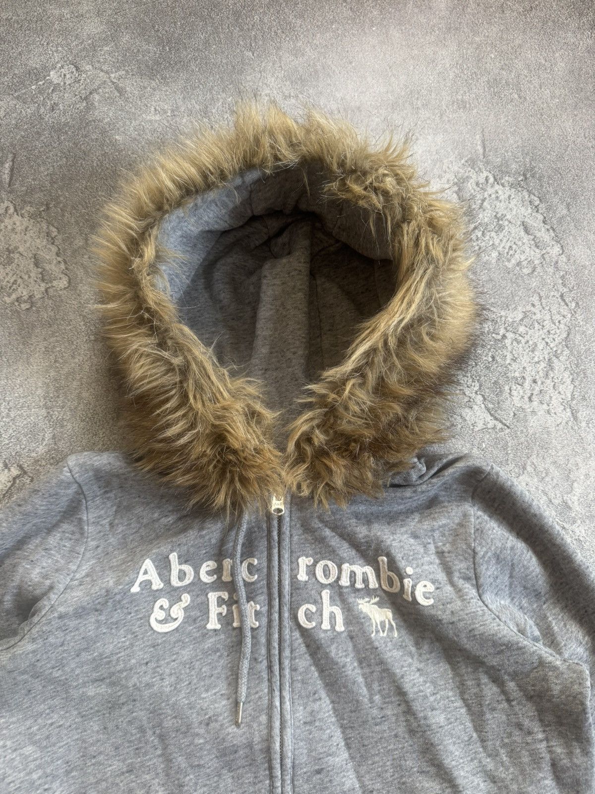 Abercrombie & Fitch Abercrombie & Fitch Y2K Fur Faux hoodie if six was nine LGB Size L / US 10 / IT 46 - 10 Thumbnail
