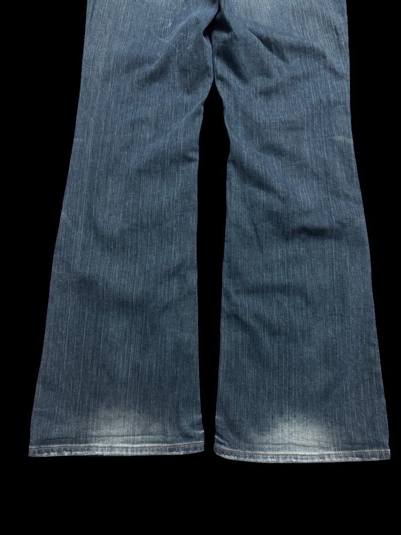 Vintage FLARED 90’S Style Gap Mudwash Distressed Flare Denim Jean Size US 30 / EU 46 - 18 Thumbnail