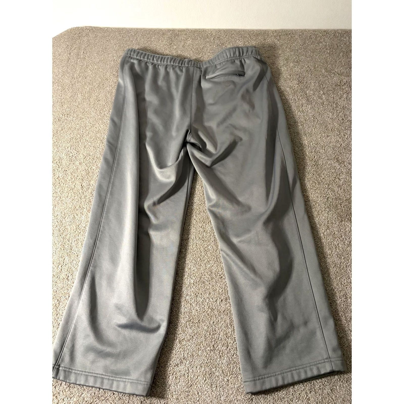 Nautica Nautica Competition Sweatpants Mens 2XL Gray Fleece Elastic Waist Zip Pocket Relaxed Straight Pockets 100% Polyester Winter Mens Size US 39 - 6 Thumbnail
