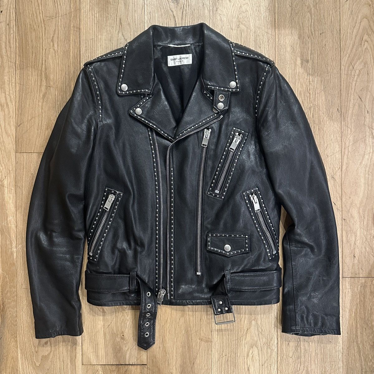 SAINT LAURENT PARIS ジャケット SAINT LAURENT PARIS ウェスタン レザー 本日限り値下げ - メルカリ