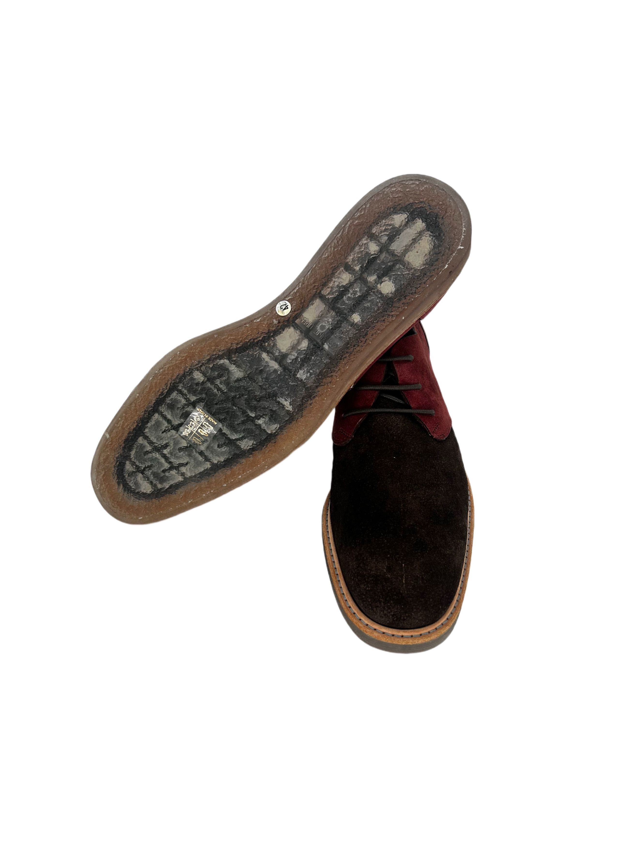 Yves Saint Laurent Yves Saint Laurent Bi-Colour Suede Desert ShoesWithCrepeSole Size US 9 / EU 42 - 6 Thumbnail