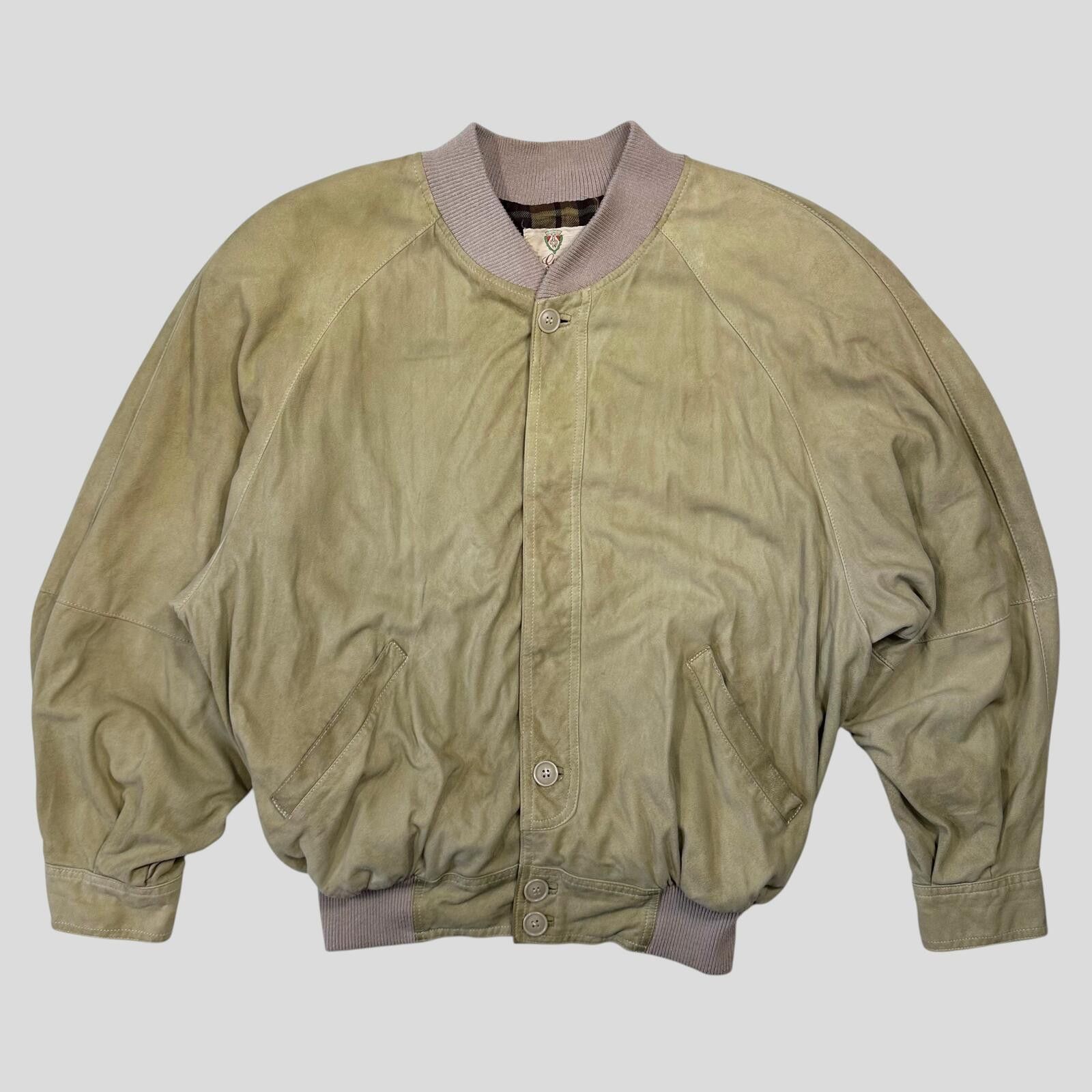 Gucci Gucci 1970’s Suede Leather Flannel Lined Flight Jacket - L Size US L / EU 52-54 / 3 - 1 Thumbnail