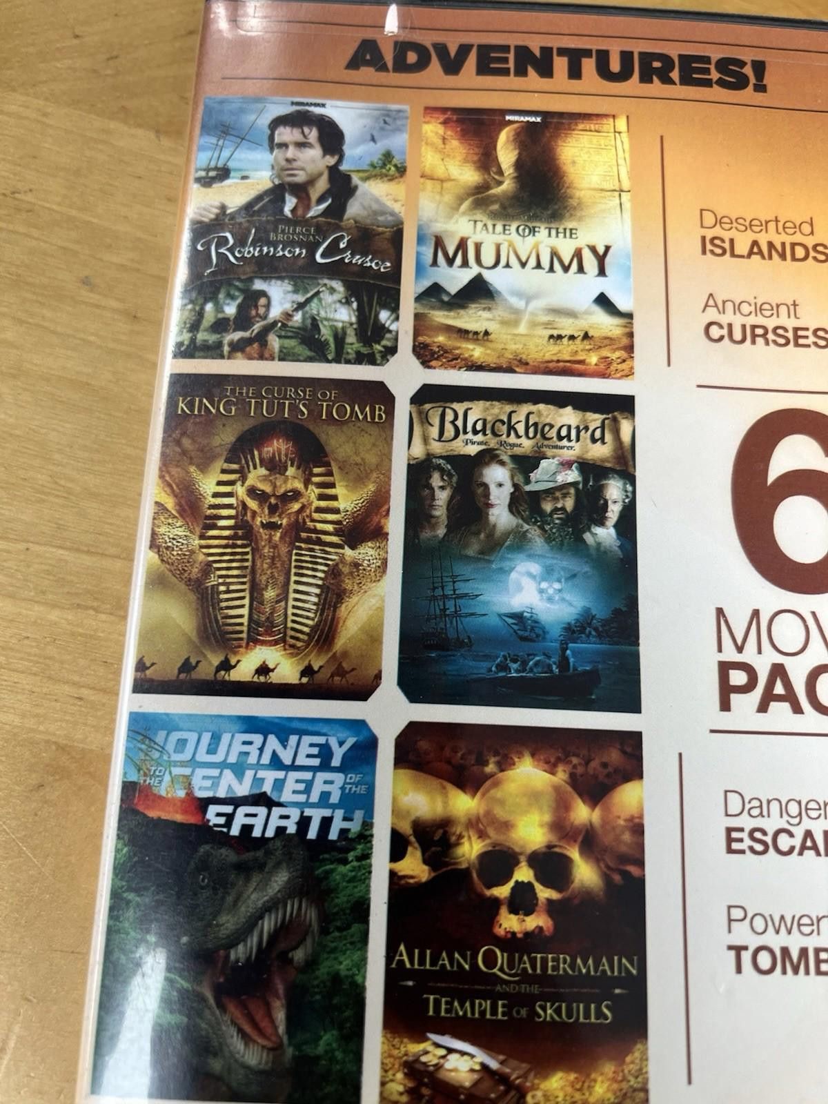 Other 6-Movie Pack: Adventure! DVDs Size ONE SIZE - 3 Thumbnail