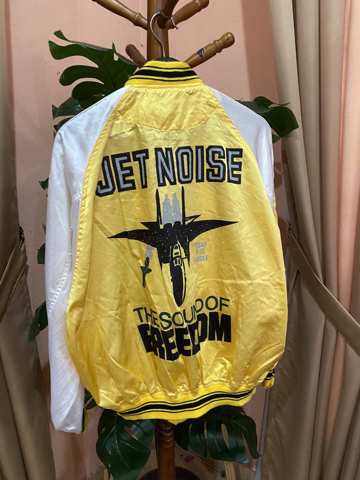 Other Vintage 1980s D.E. Spotlight USAF F-15 Eagle Bomber Jacket Size US L / EU 52-54 / 3 - 12 Thumbnail