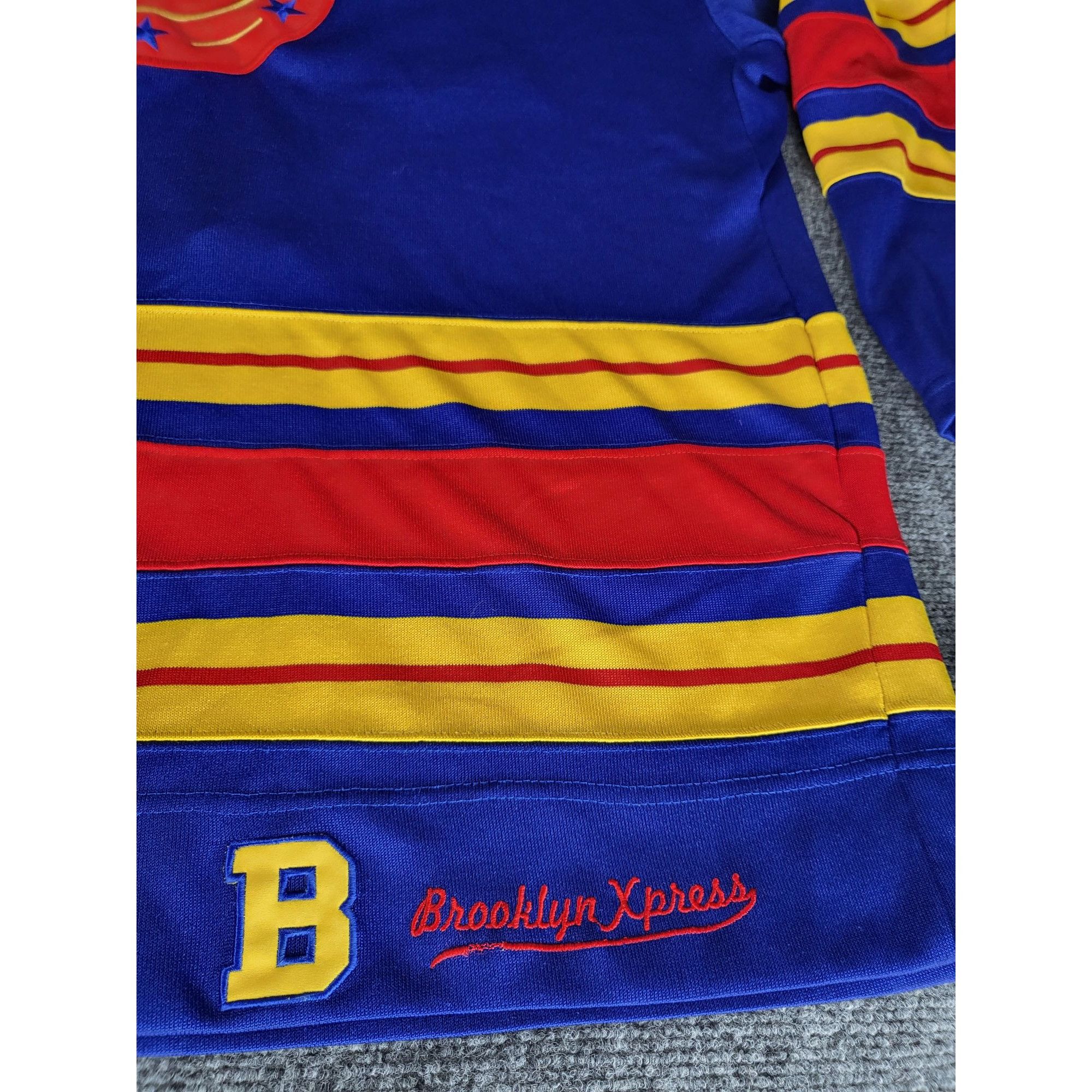 Brooklyn Xpress Brooklyn Xpress B Hockey Jersey Men Sz XL 70 Striped Multi C Size US XL / EU 56 / 4 - 2 Thumbnail