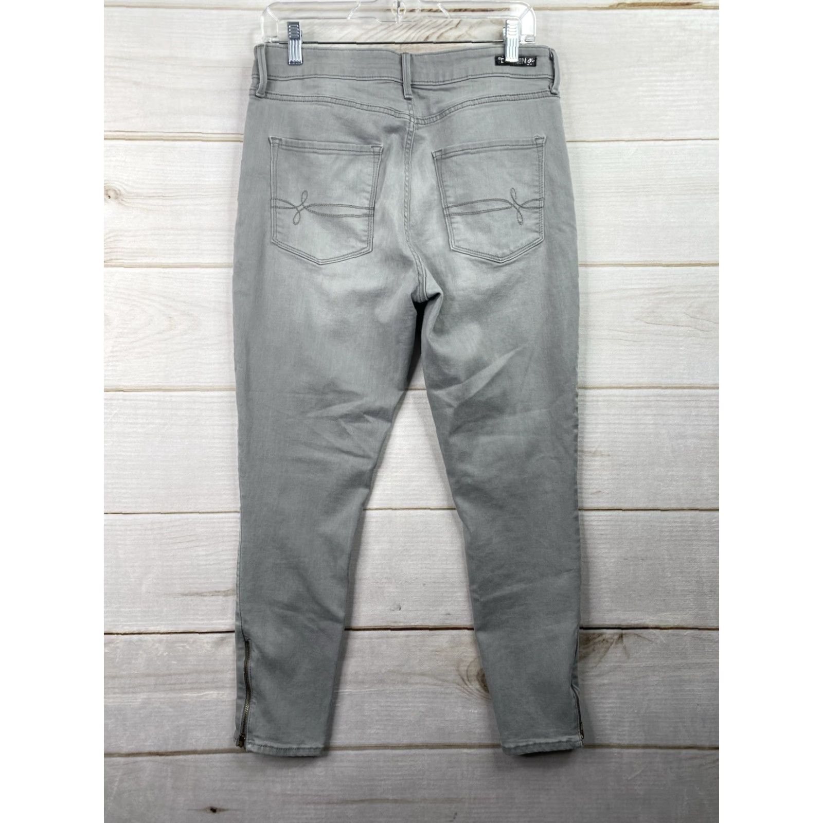 Denizen DENIZEN Levi's Jeans Skinny High Rise Sz 10 W30 Gray Stretch Denim - 5-Pocket Slim City Womens Jeans Set Size 32" / US 10 / IT 46 - 6 Thumbnail