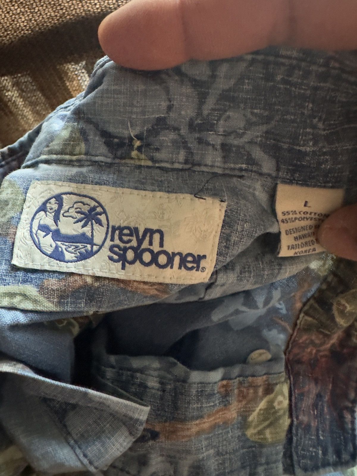 Reyn Spooner Reyn Spooner Hawaiian Print Multicolored 3/4 Button Men's L Size US L / EU 52-54 / 3 - 4 Thumbnail