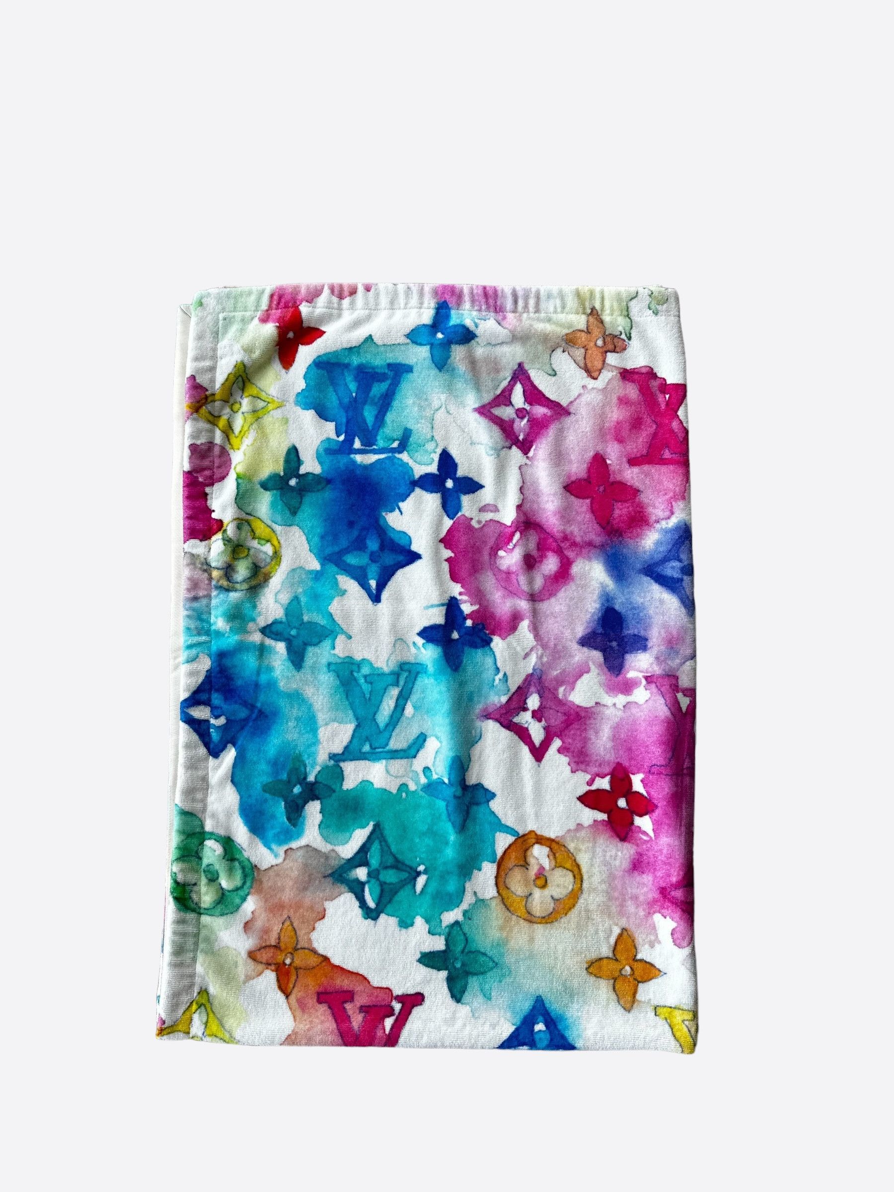 Louis Vuitton Louis Vuitton Multicolor Watercolor Monogram Beach Towel Size ONE SIZE - 1 Thumbnail