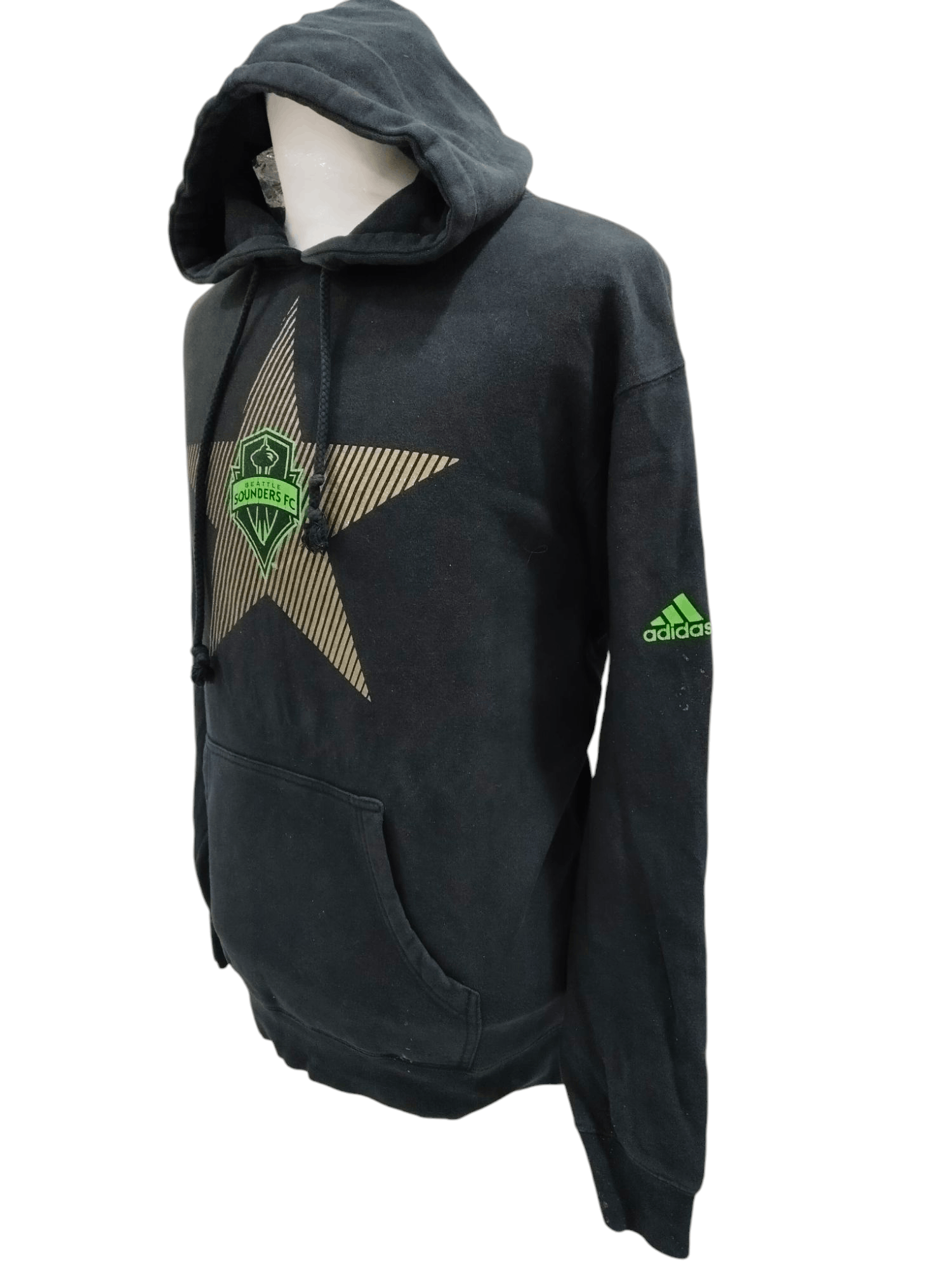 Adidas × Independent Trading Co. Vintage Seattle Sounders FC Hoodie Sweatshirt Size US XL / EU 56 / 4 - 2 Thumbnail