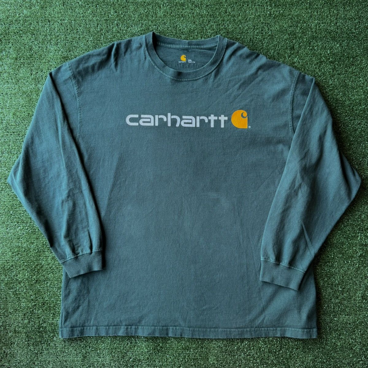Carhartt Forest Green Carhartt Logo Long Sleeve Tee Size US XXL / EU 58 / 5 - 1 Thumbnail