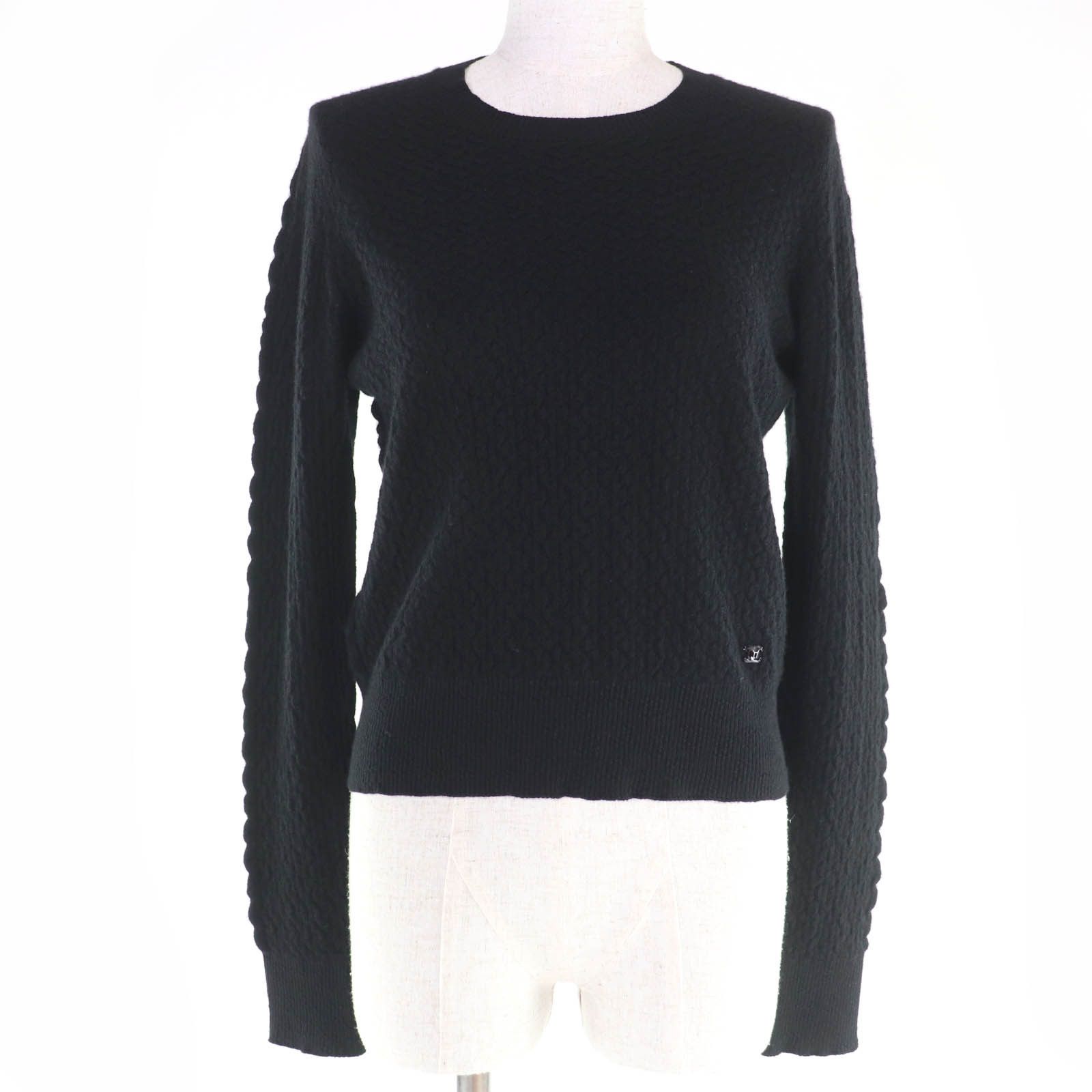 Chanel Chanel Chanel COCO Mark Cashmere Knit Textile Tops P75335K10778 DUTY FREE for USA Size ONE SIZE - 1 Thumbnail