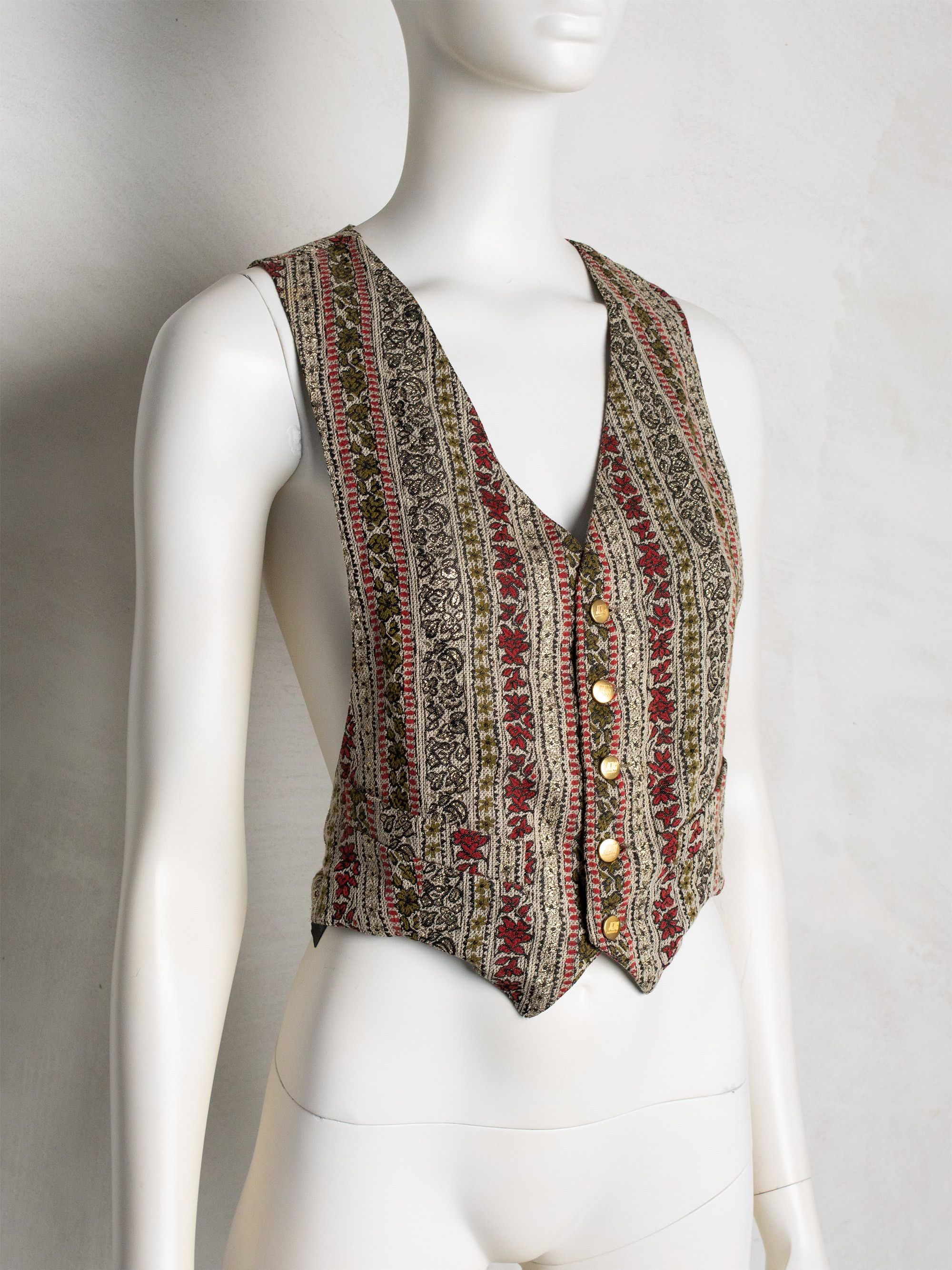Jean Paul Gaultier vintage Junior Gaultier embroidered vest Size L / US 10 / IT 46 - 1 Thumbnail