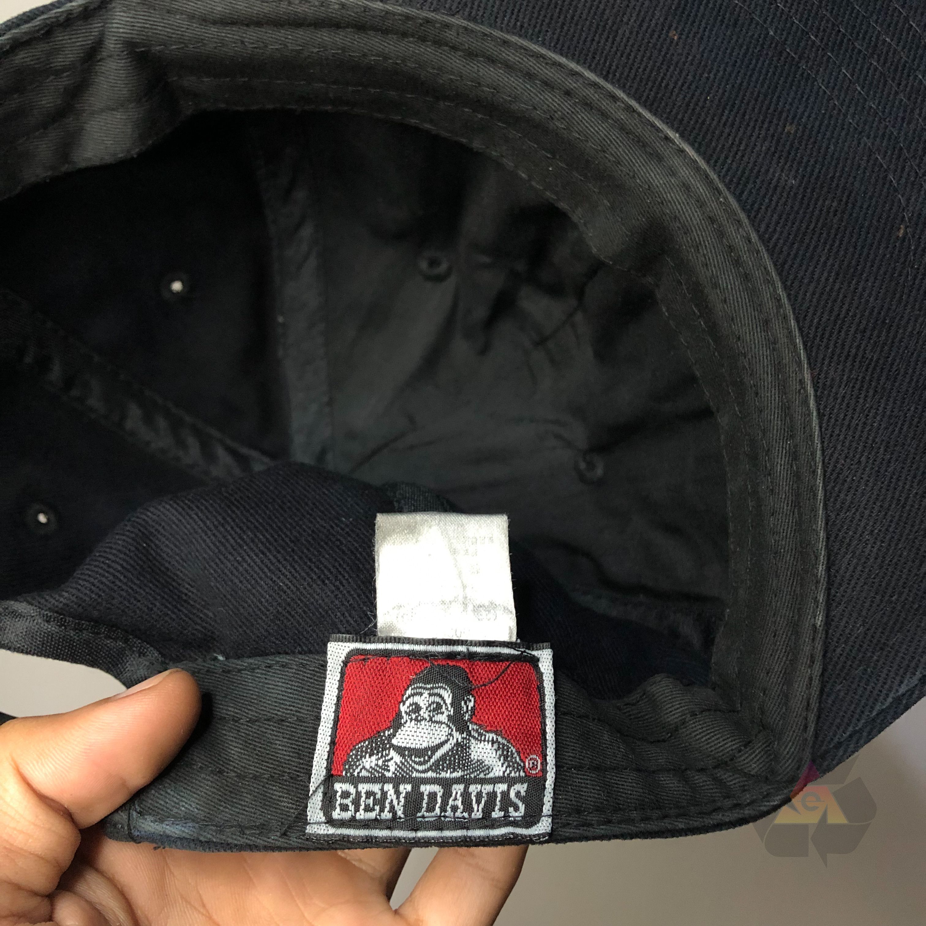 Ben Davis Ben Davis Cap Black On Black Logo Vintage Size ONE SIZE - 7 Thumbnail
