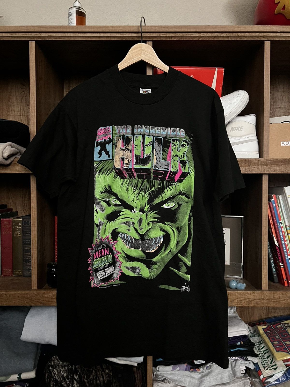 Marvel Comics × Vintage Vintage marvel hulk shirt Size US L / EU 52-54 / 3 - 1 Thumbnail