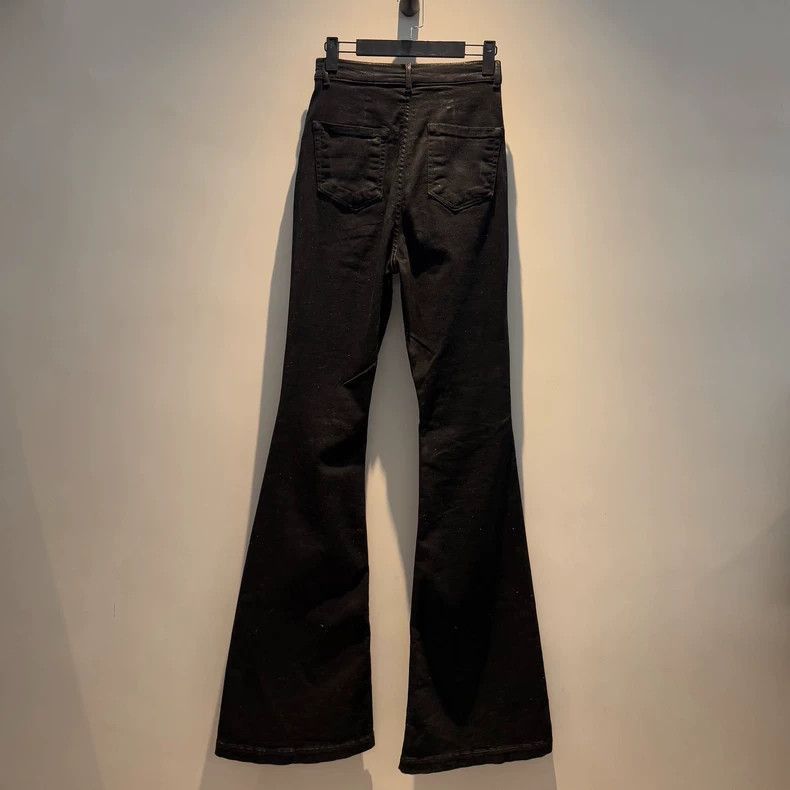 Rick Owens Rick Owens DRKSHDW Flared Pants for Women-2506 Size US 30 / EU 46 - 5 Thumbnail