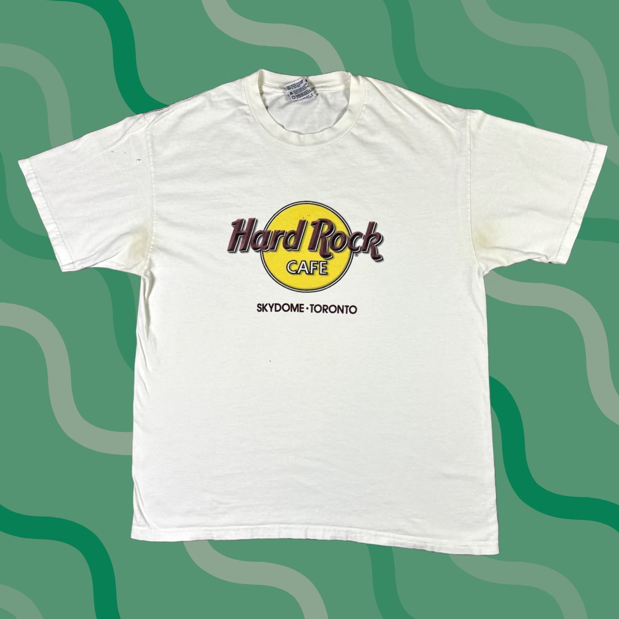 Hard Rock Cafe VINTAGE Hard Rock Cafe T Shirt Toronto White L Mens 90s Size US L / EU 52-54 / 3 - 1 Thumbnail
