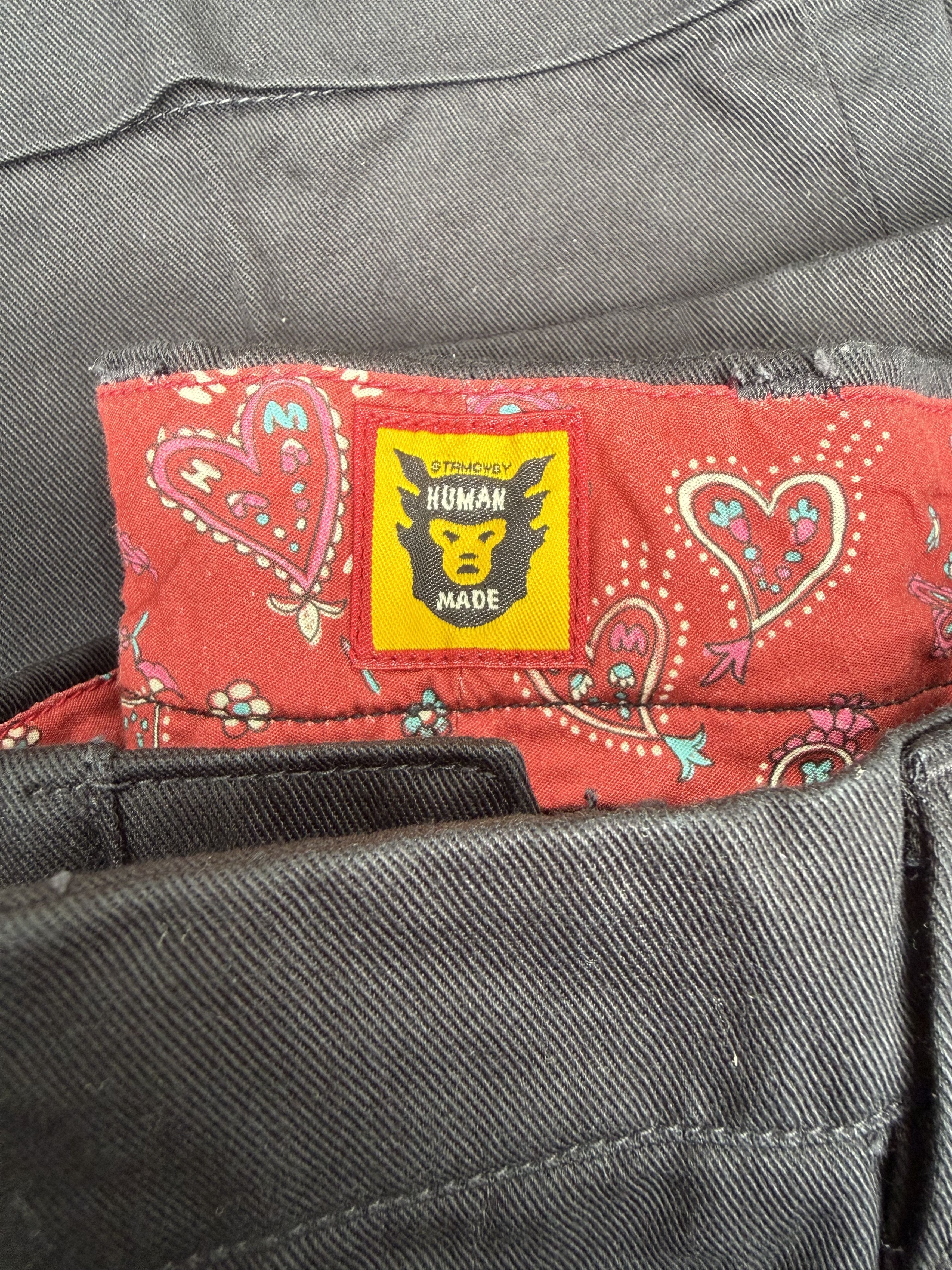 Human Made Human Made Navy Heart Logo Chino Pants Size Large HM26PT004 Size US 34 / EU 50 - 5 Thumbnail