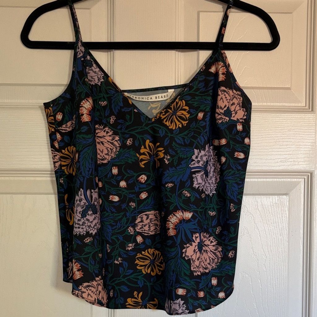 Veronica Beard Veronica Beard Floral Silk Spaghetti Camisole | EUC | Sz S Size S / US 4 / IT 40 - 3 Thumbnail