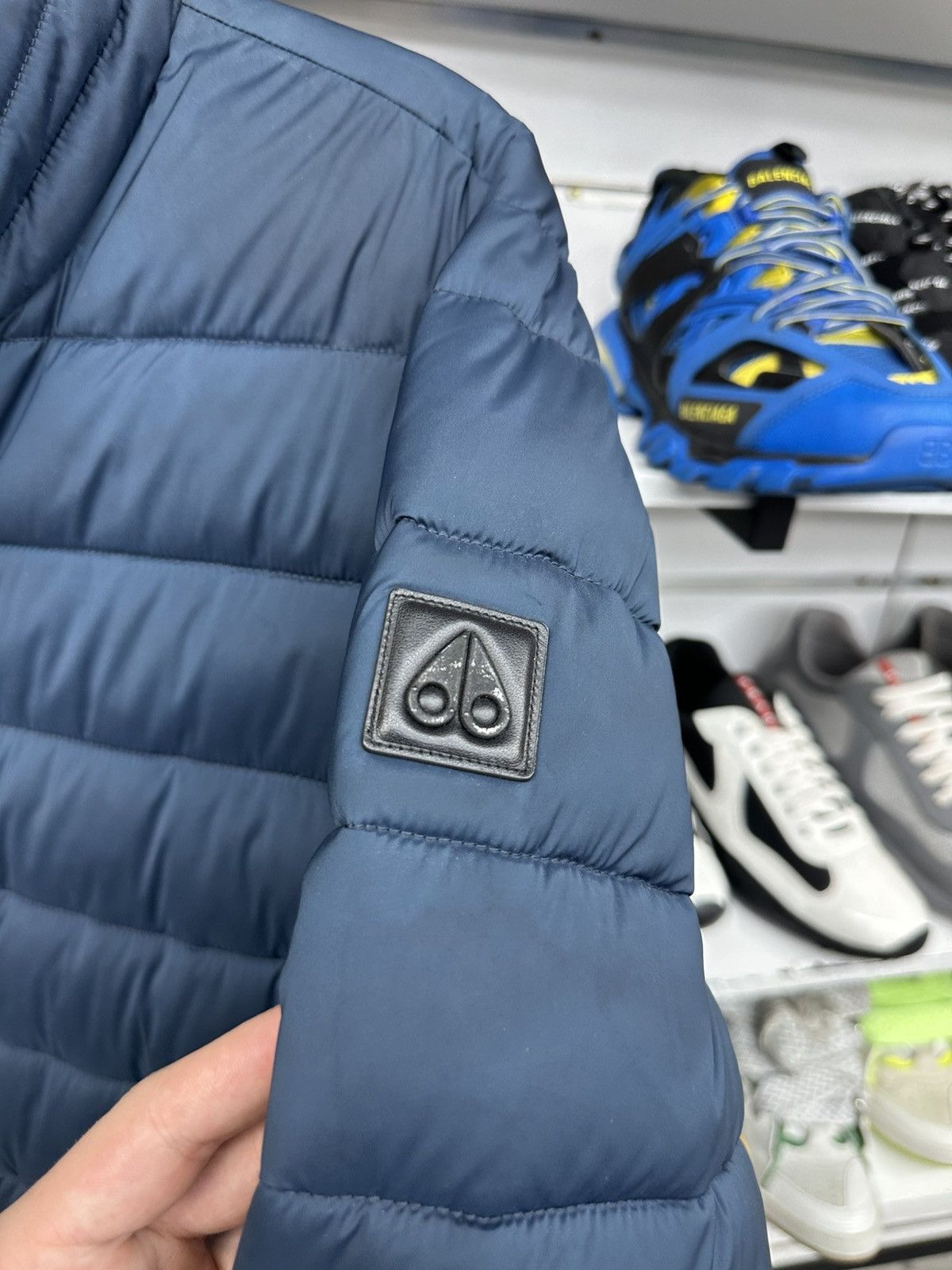 Moose Knuckles Moose Knuckles Navy Blue Quilted Down Jacket Size US S / EU 44-46 / 1 - 2 Thumbnail