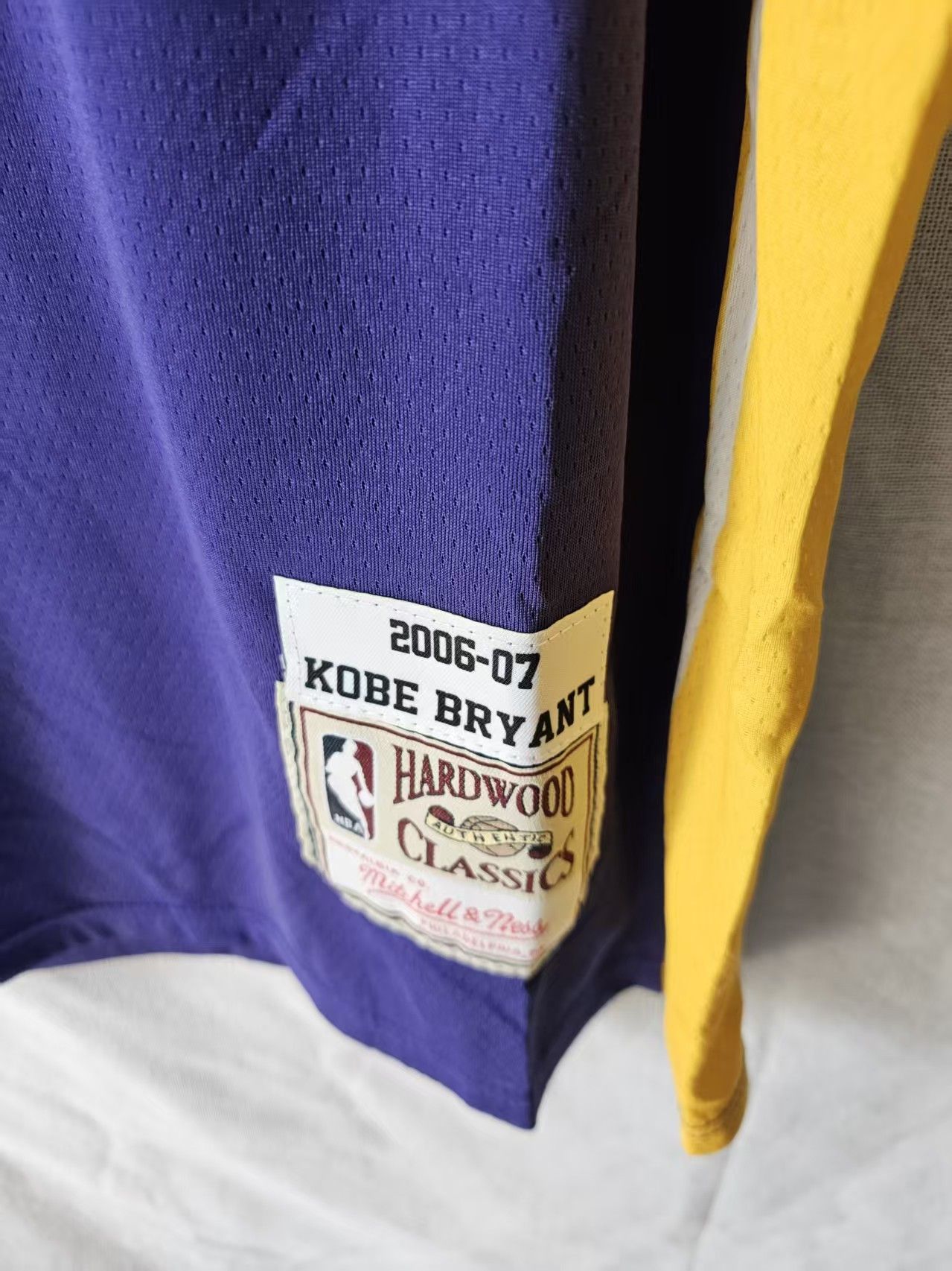 NBA Los Angeles Lakers 24 Kobe Bryant Jersey Stitched Purple Size US M / EU 48-50 / 2 - 4 Thumbnail