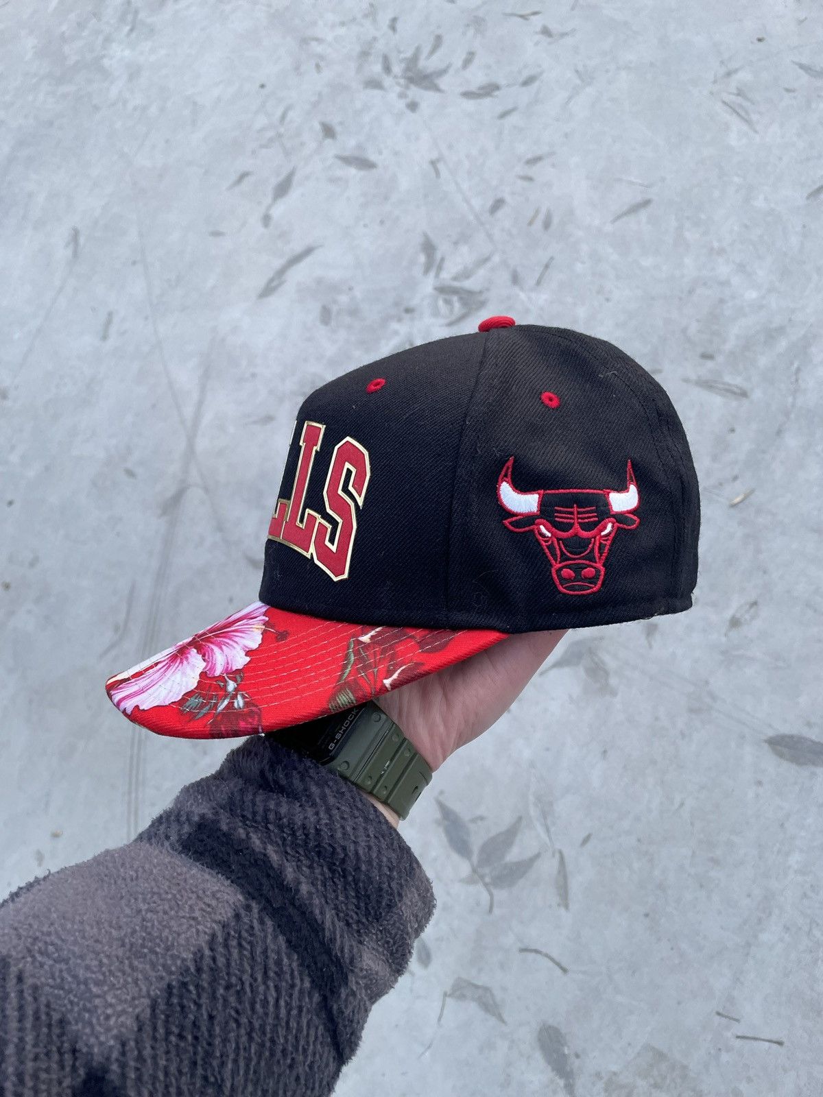 Mitchell & Ness × NBA Vintage Chicago Bulls Mitchell Ness NBA Hats Y2K cap Flowers Size ONE SIZE - 2 Thumbnail