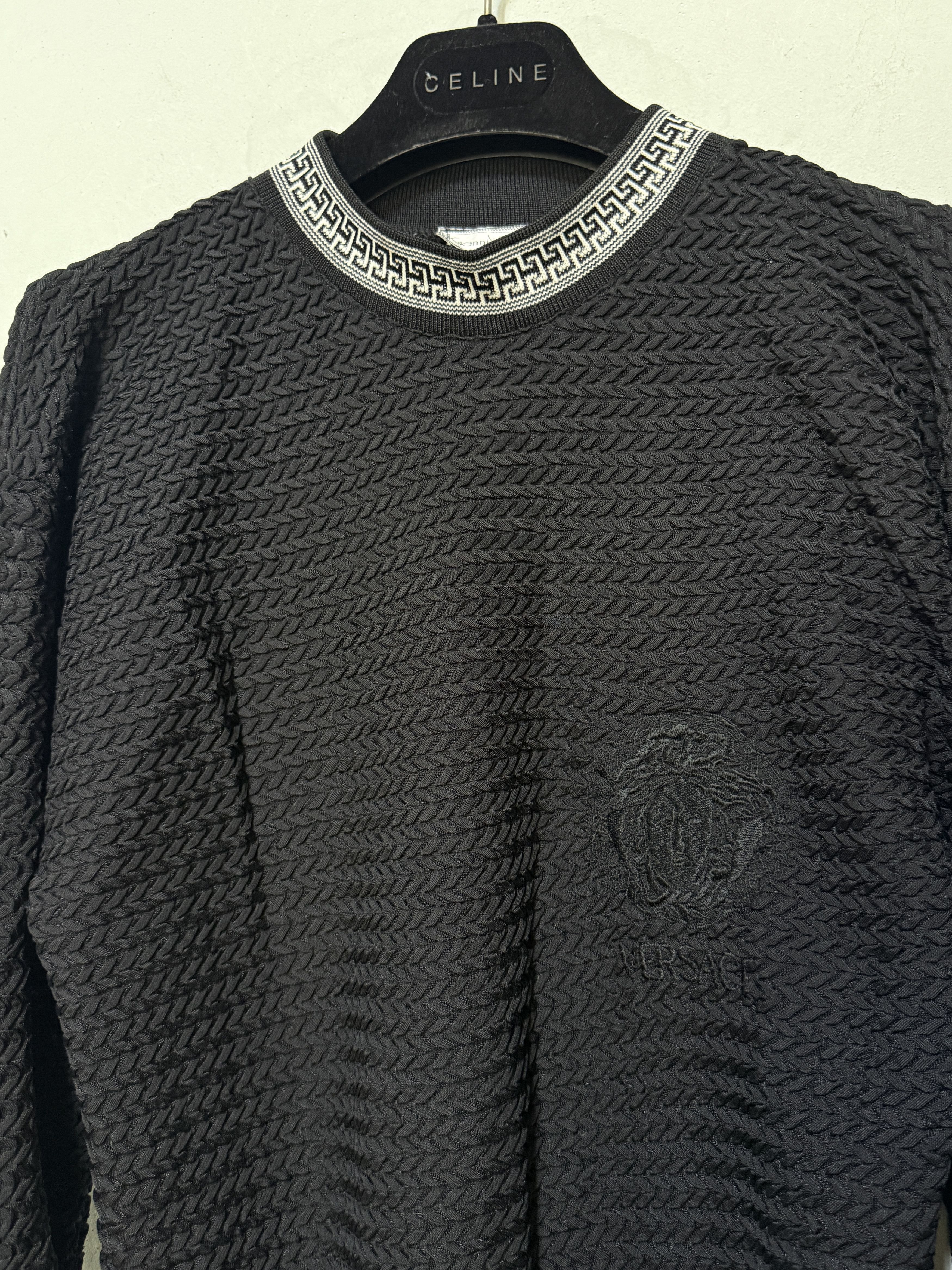 Versace Jeans Couture Rare Vintage Gianni Versace big logo sweater jumper Size US L / EU 52-54 / 3 - 2 Thumbnail