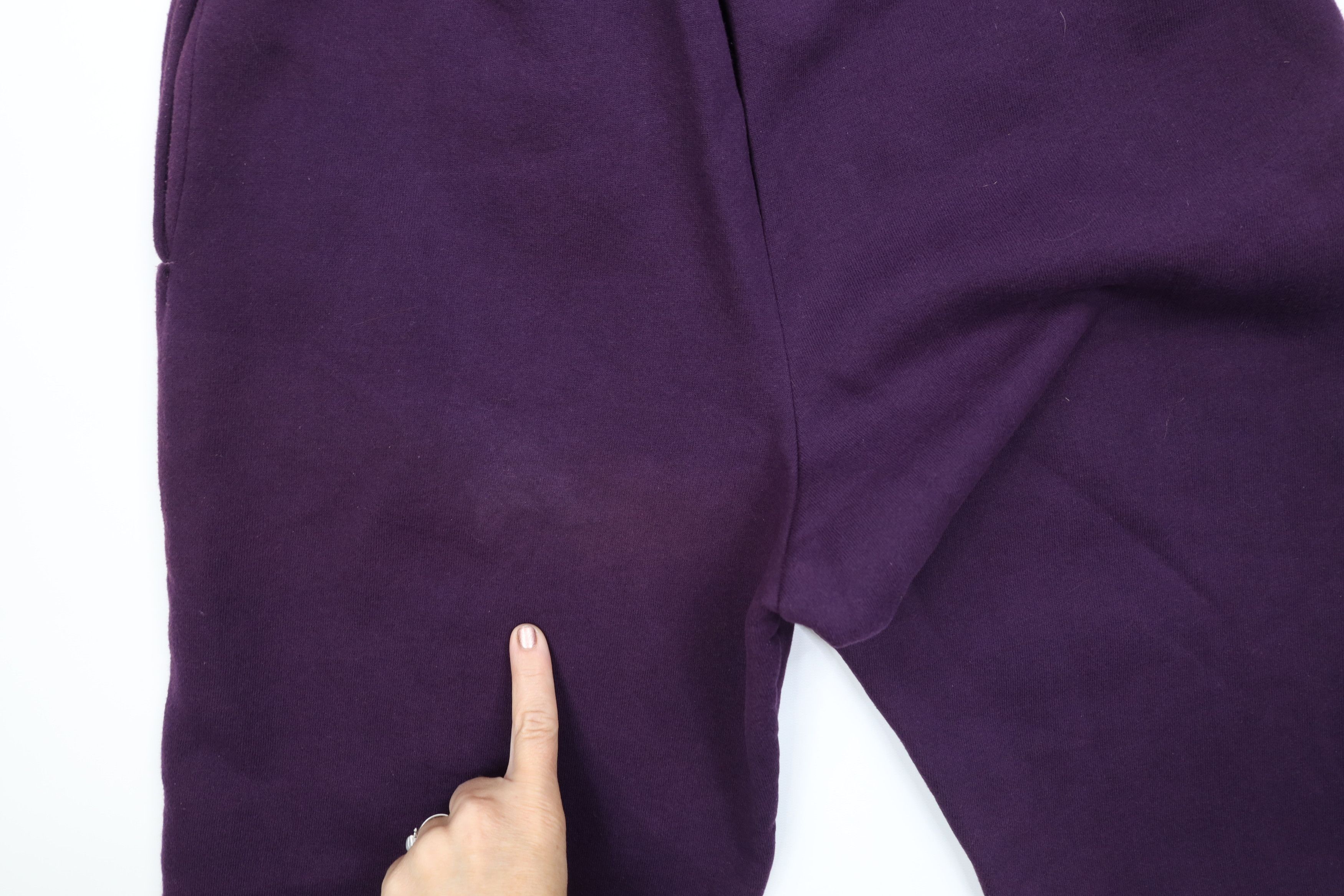 Vintage Vintage 80s 90s Streetwear Sweatpants Joggers Purple USA Size US 38 / EU 54 - 15 Thumbnail