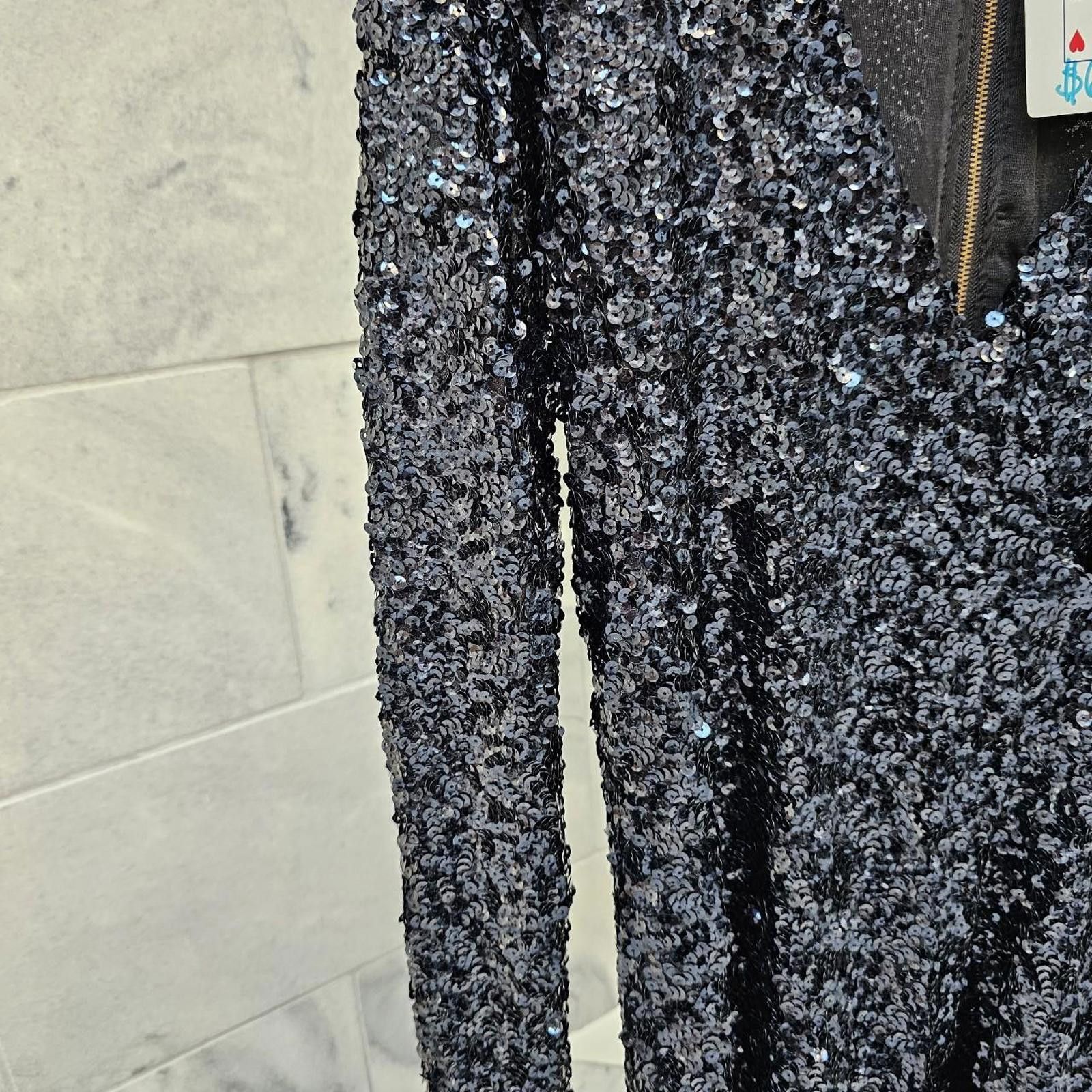 Venus Venus Women's Black Sequin Dress Size XS / US 0-2 / IT 36-38 - 2 Thumbnail