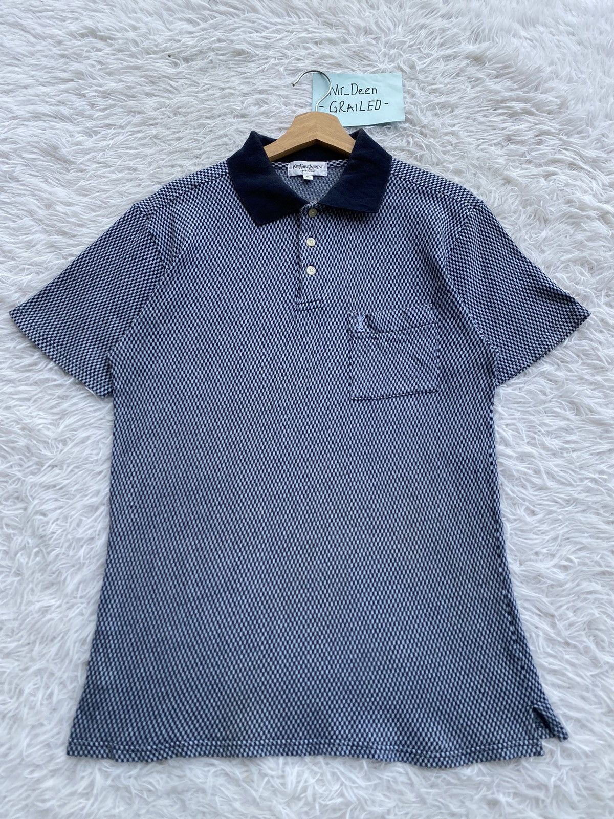 Yves Saint Laurent Rare Vintage Yves Saint Laurent YSL Pour Homme Shirt Size US M / EU 48-50 / 2 - 1 Thumbnail