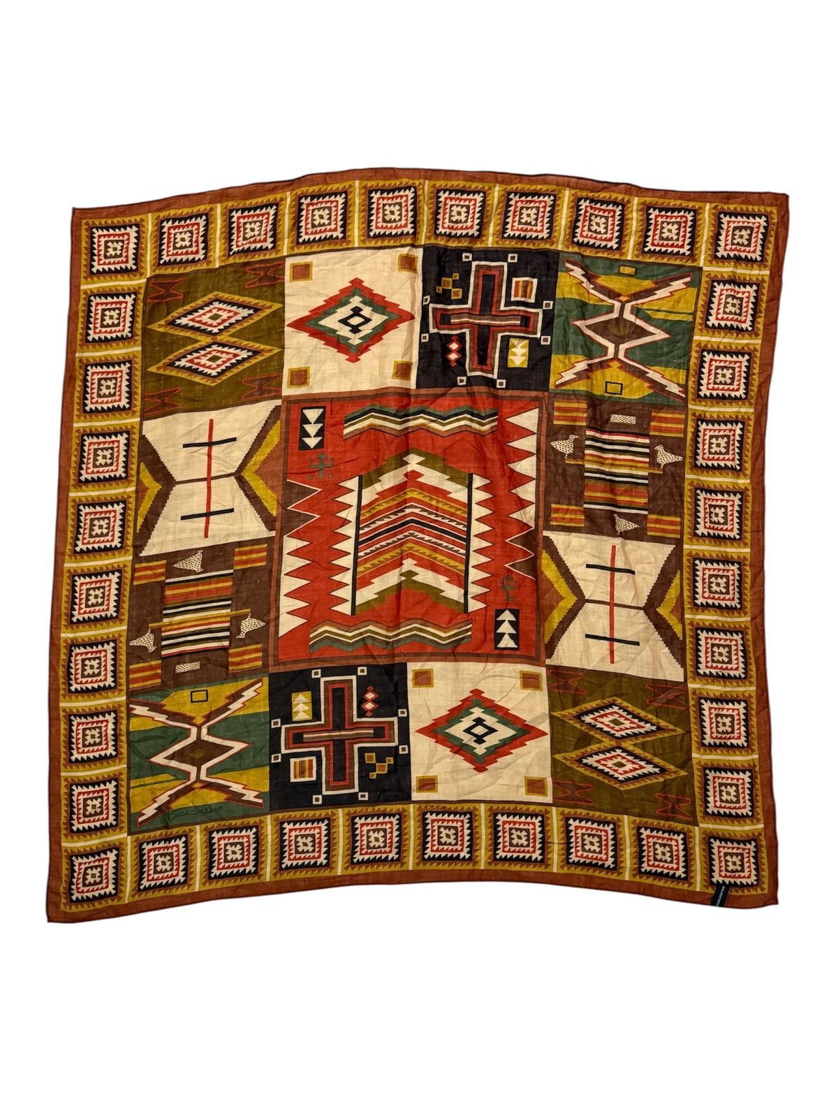 Balenciaga Vintage 90s Balenciaga American Indian Germantown Rug Wool Size ONE SIZE - 2 Thumbnail