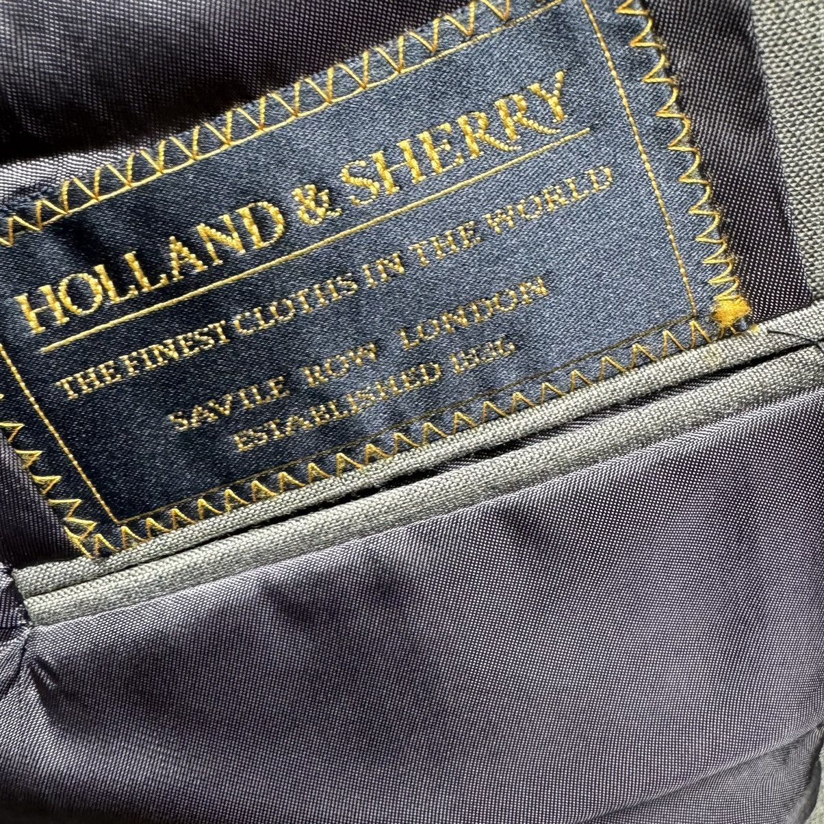 Holland & Sherry Holland & Sherry Saville Row Bespoke Blazer Size 38R - 5 Thumbnail