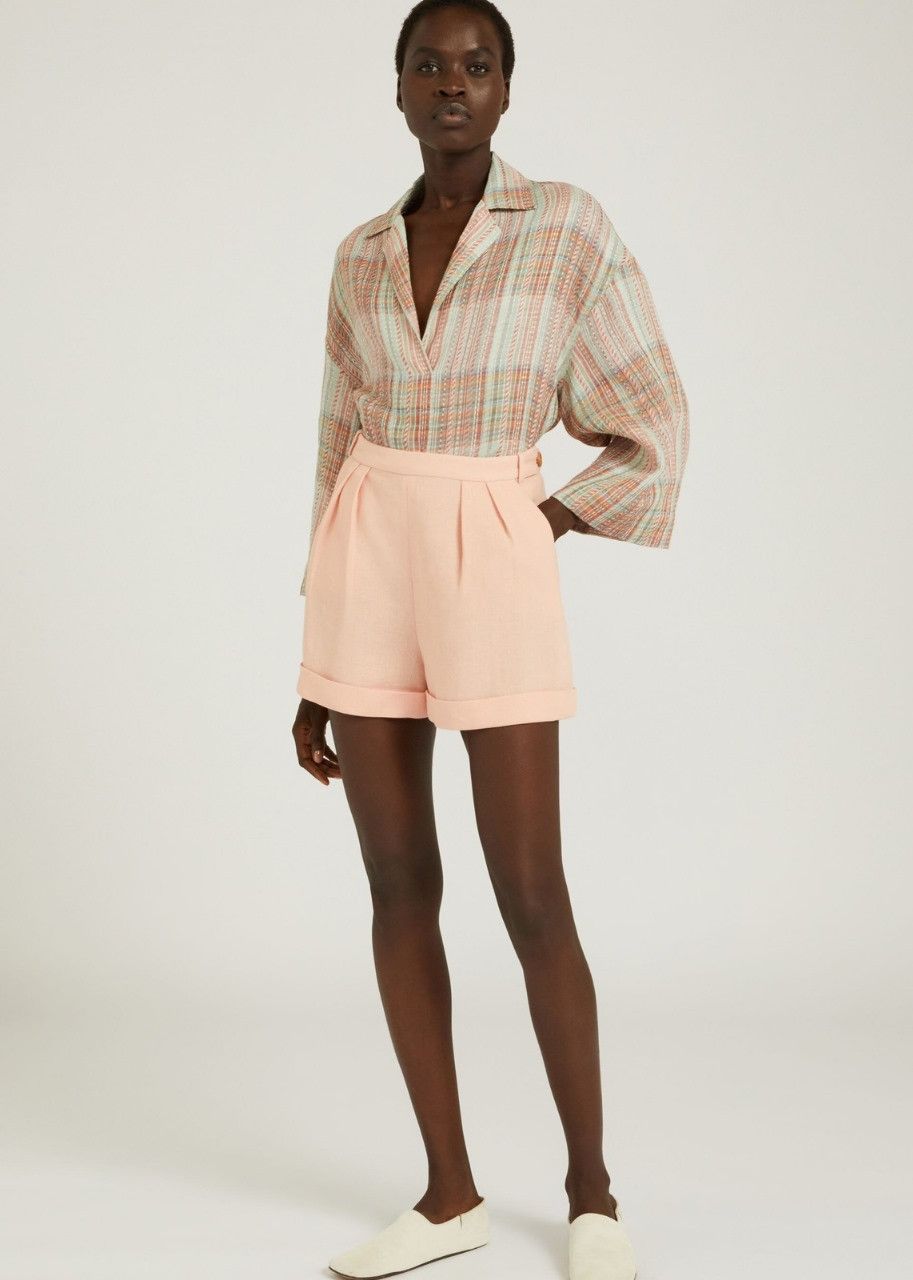 Loro Piana o1srvl11e0424 Shorts in Pink Size 36" / US 14 / IT 50 - 3 Thumbnail