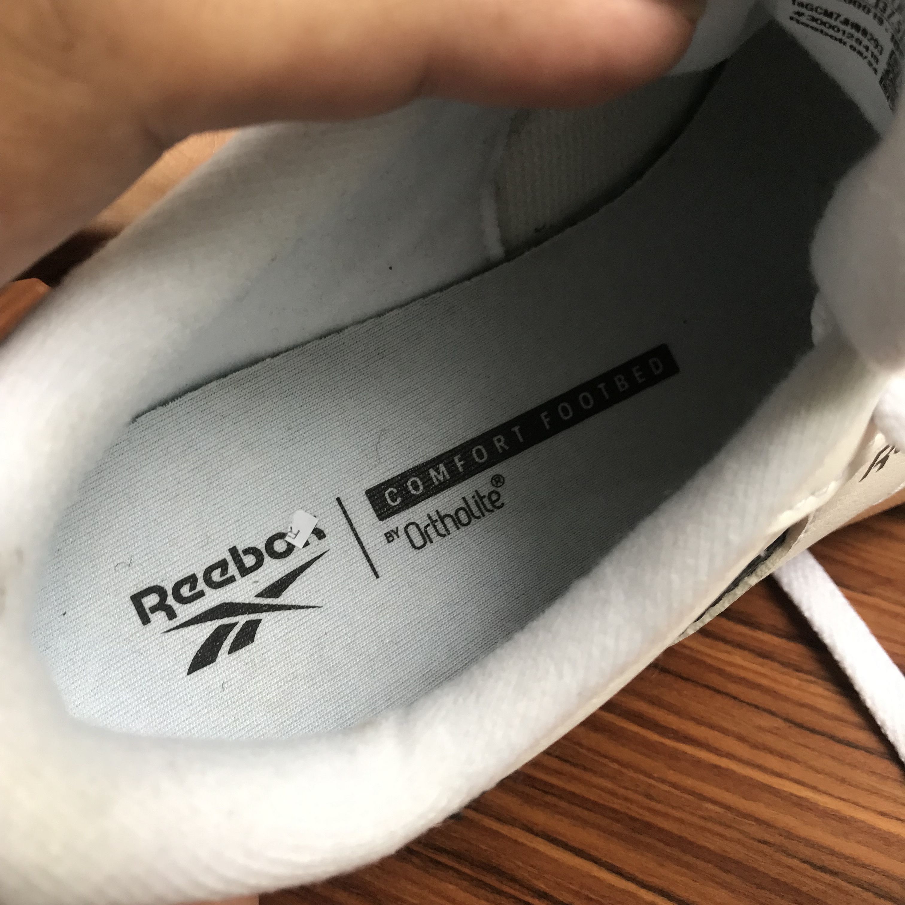 Reebok REEBOK SMASH EDGE WHITE Black lined Gum Sole Size 5uk 37.5 Size US 5 / EU 37 - 10 Thumbnail