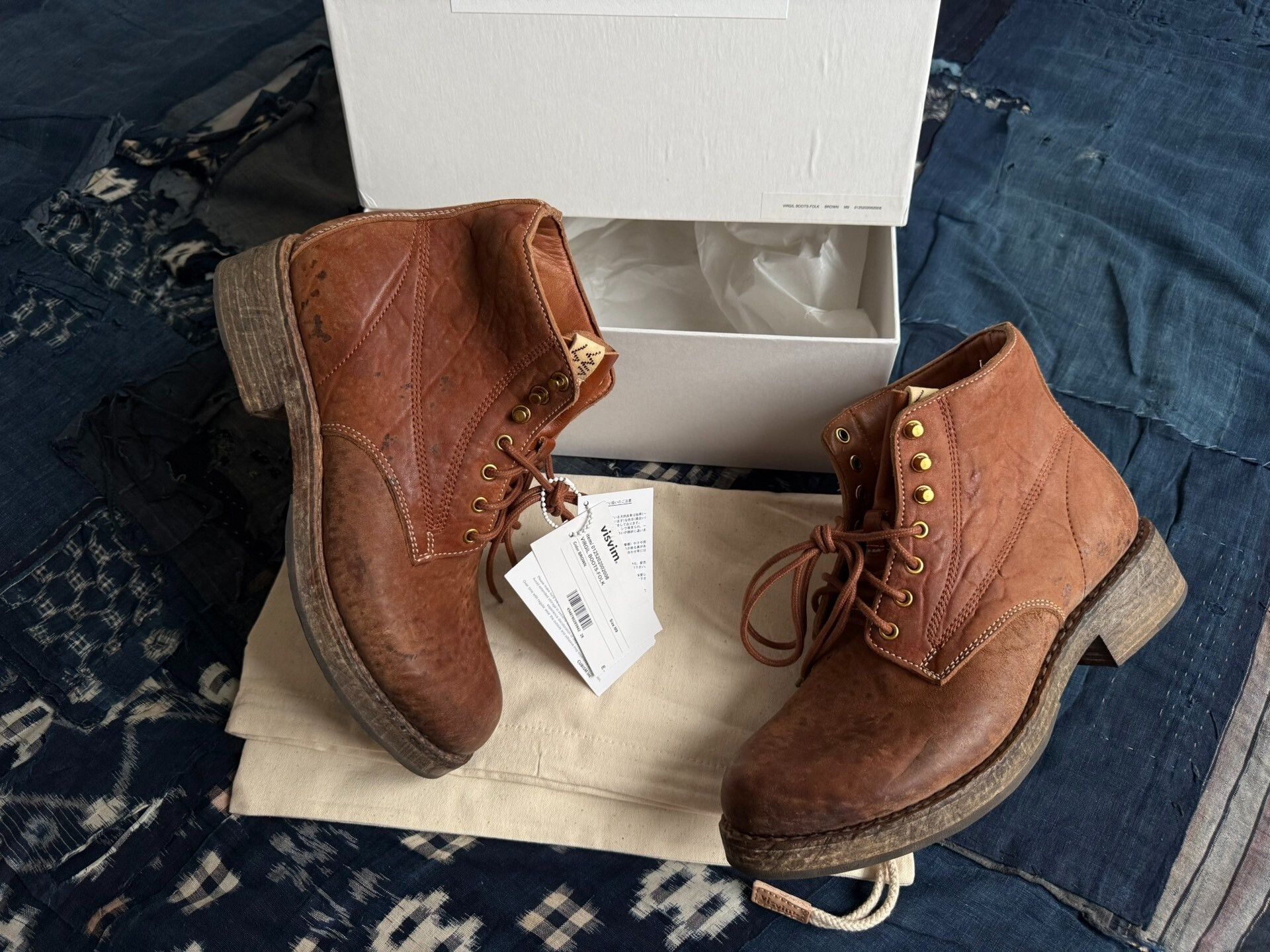 Visvim VISVIM 25AW VIRGIL BOOTS-FOLK Size US 9 / EU 42 - 1 Thumbnail