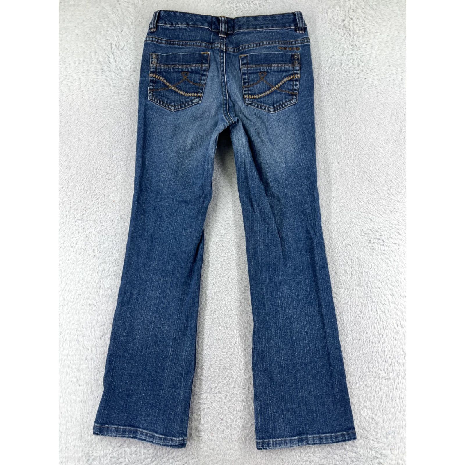 DKNY DKNY Jeans Womens 4 Denim Flared Stretch 5-Pocket 28in Inseam Blue Adult Regular Mid Rise Womens - 90s/Classic American Theme Size 27" / US 4 / IT 40 - 2 Thumbnail