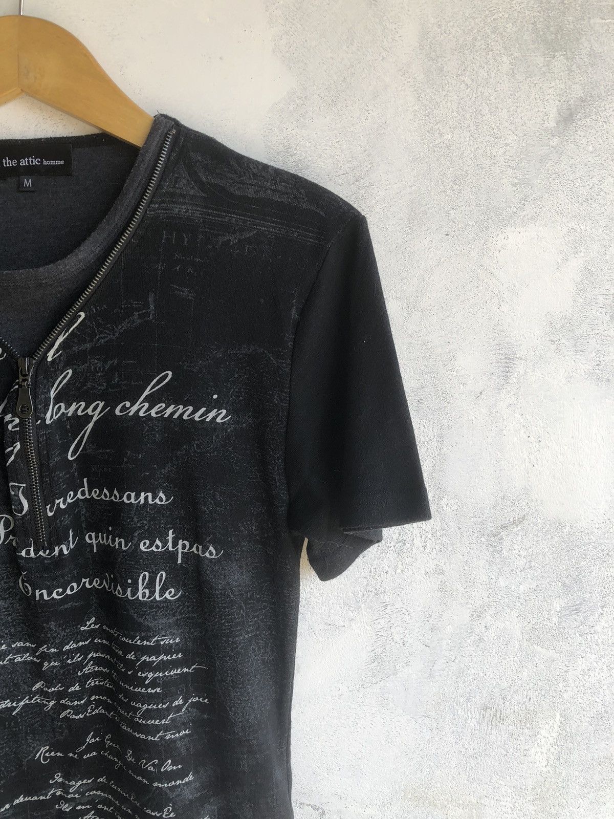 Japanese Brand Japan Gothic Poem Double Layer Zipp In The Attic Tshirt Tee Size US M / EU 48-50 / 2 - 4 Thumbnail
