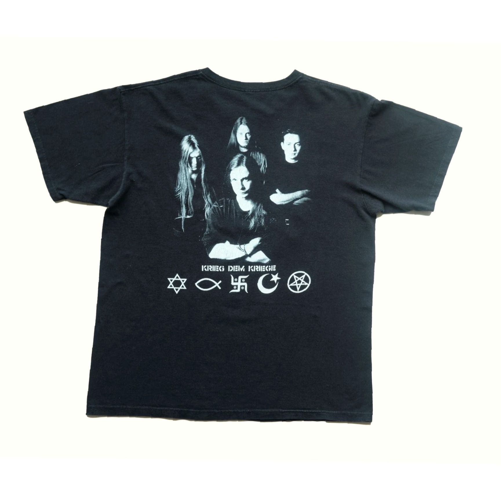 Anvil VINTAGE Anvil T-Shirt Metal Music 90s Band VTG CARCUS ANVIL METAL HEARTWORK 1999 Men XL Black Short Sleeve Crew Neck Shirt Size US XL / EU 56 / 4 - 3 Thumbnail