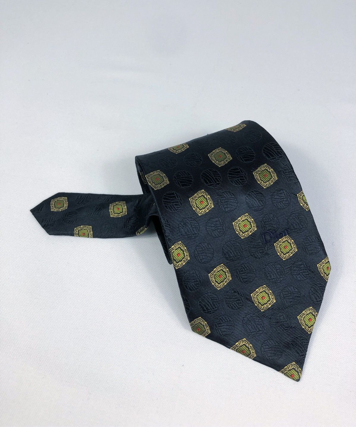Christian Dior Monsieur Rare Vintage Christian Dior Monsieur Silk Tie Size ONE SIZE - 2 Thumbnail