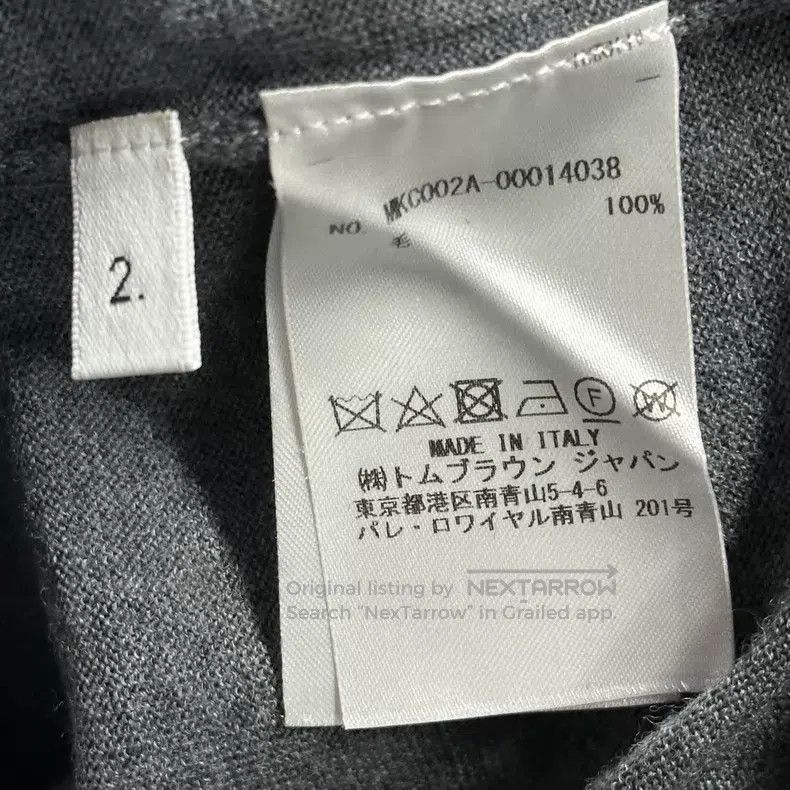 Thom Browne Thom Browne Striped V-neck cardigan, woolen Size US M / EU 48-50 / 2 - 6 Thumbnail