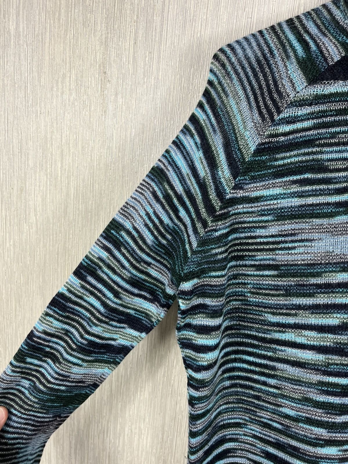 Missoni Missoni wool colorful thin sweater turtleneck patterned Size M / US 6-8 / IT 42-44 - 8 Thumbnail