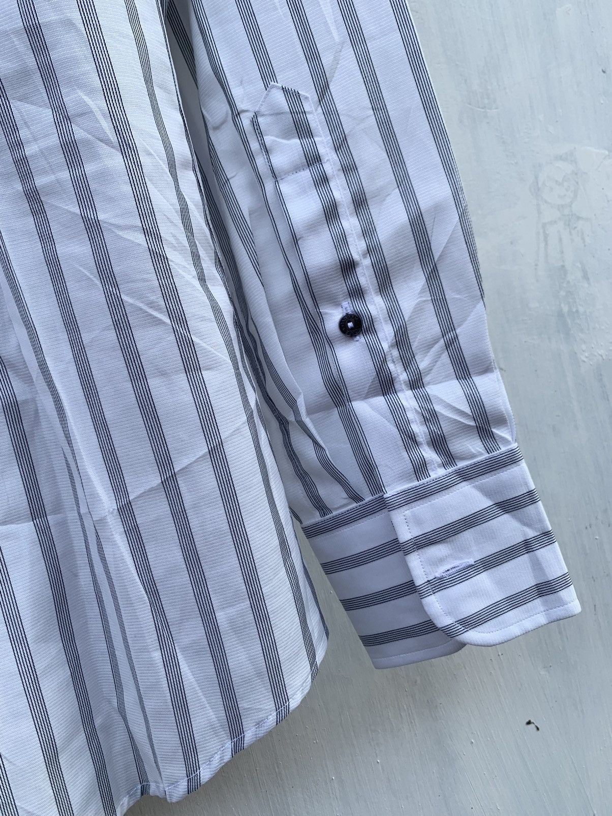 Dolce & Gabbana Dolce & gabbana white striped cotton gold label fit shirt Size US M / EU 48-50 / 2 - 5 Thumbnail