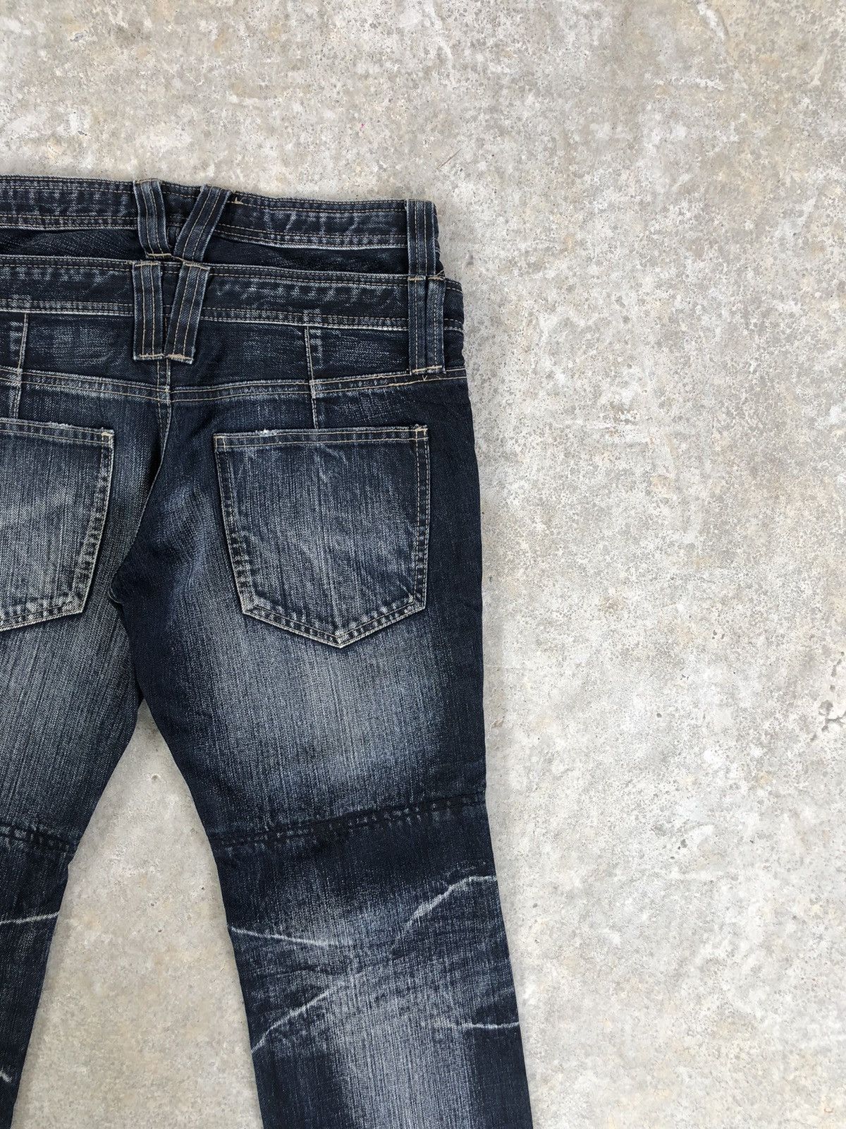 PPFM PPFM Double Waist Distressed Jeans Size US 31 - 10 Thumbnail